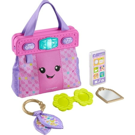 Fisher-Price Baby & Toddler Toy Laugh & Learn Going Places Learning Purse Intera