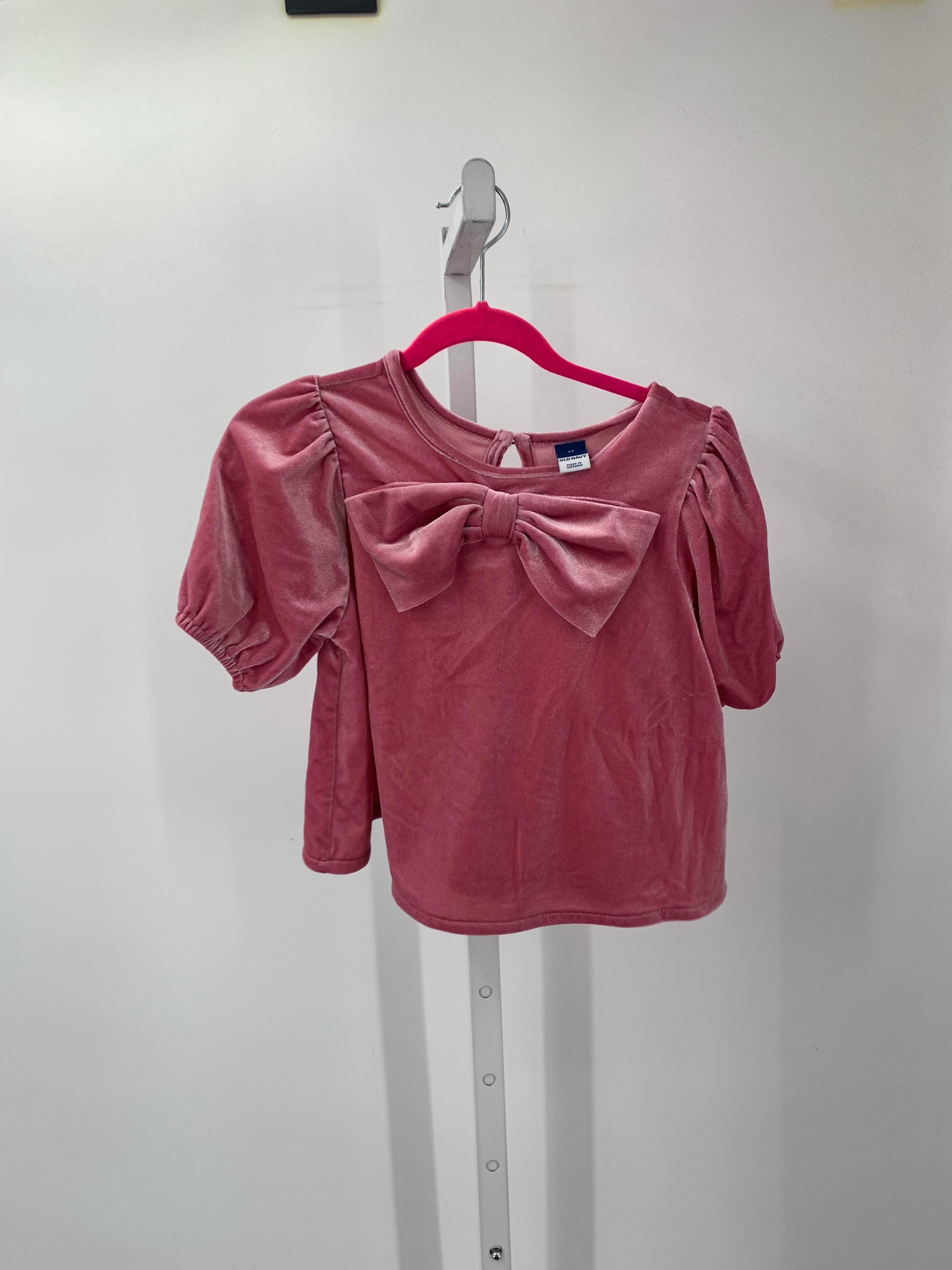 Old Navy Size 4T Girls Short Sleeve Shirt