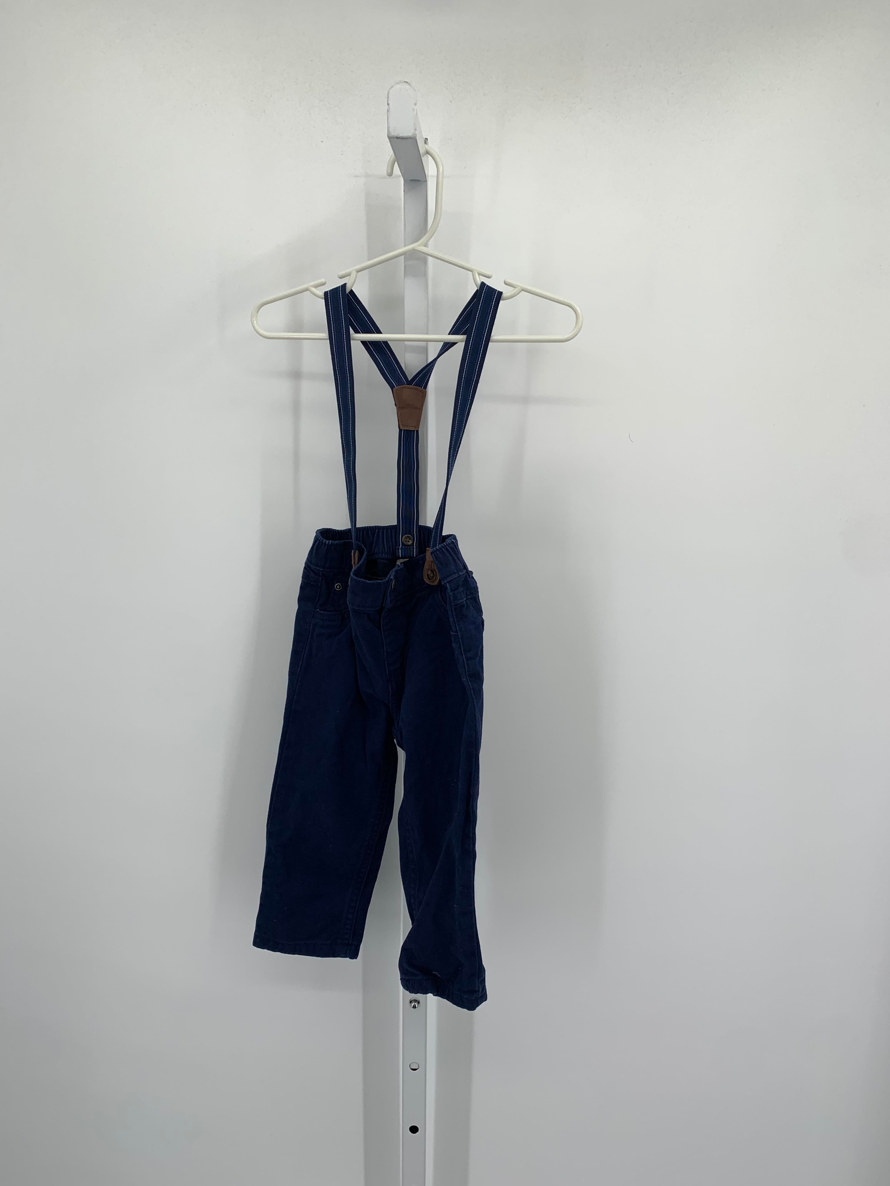 ELASTIC WAIST PANTS AND SUSPENDERS