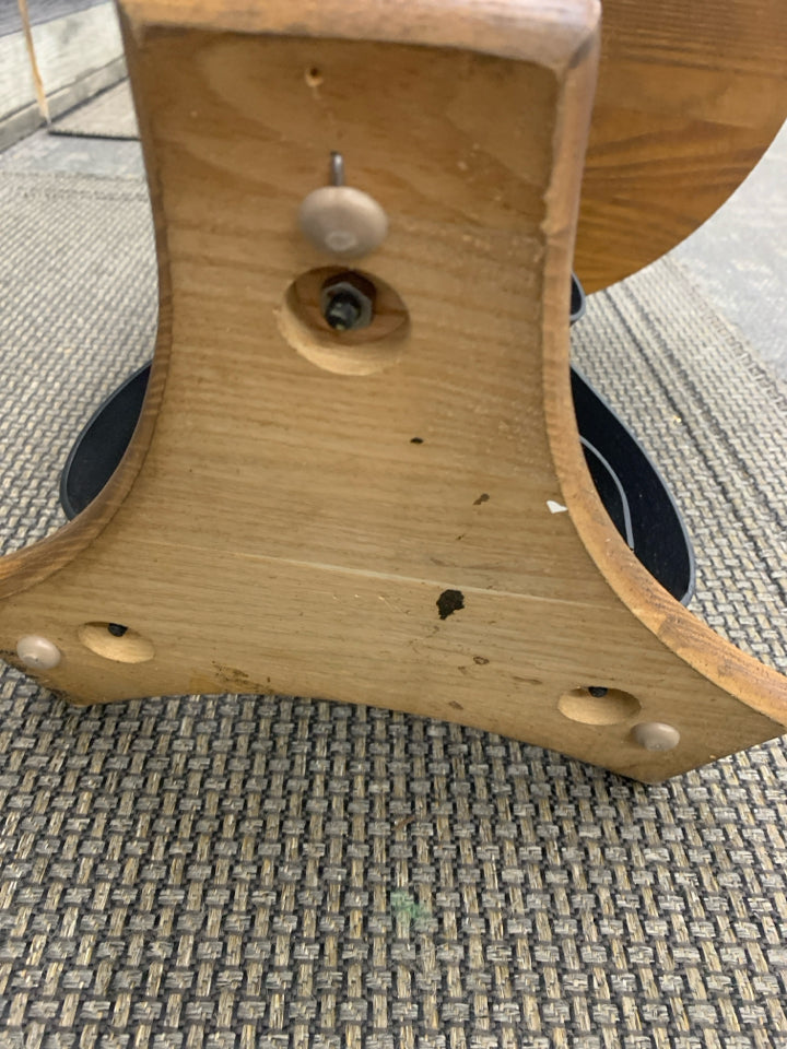 SHORT ROUND SCROLL BASE TABLE/ PLANT STAND.