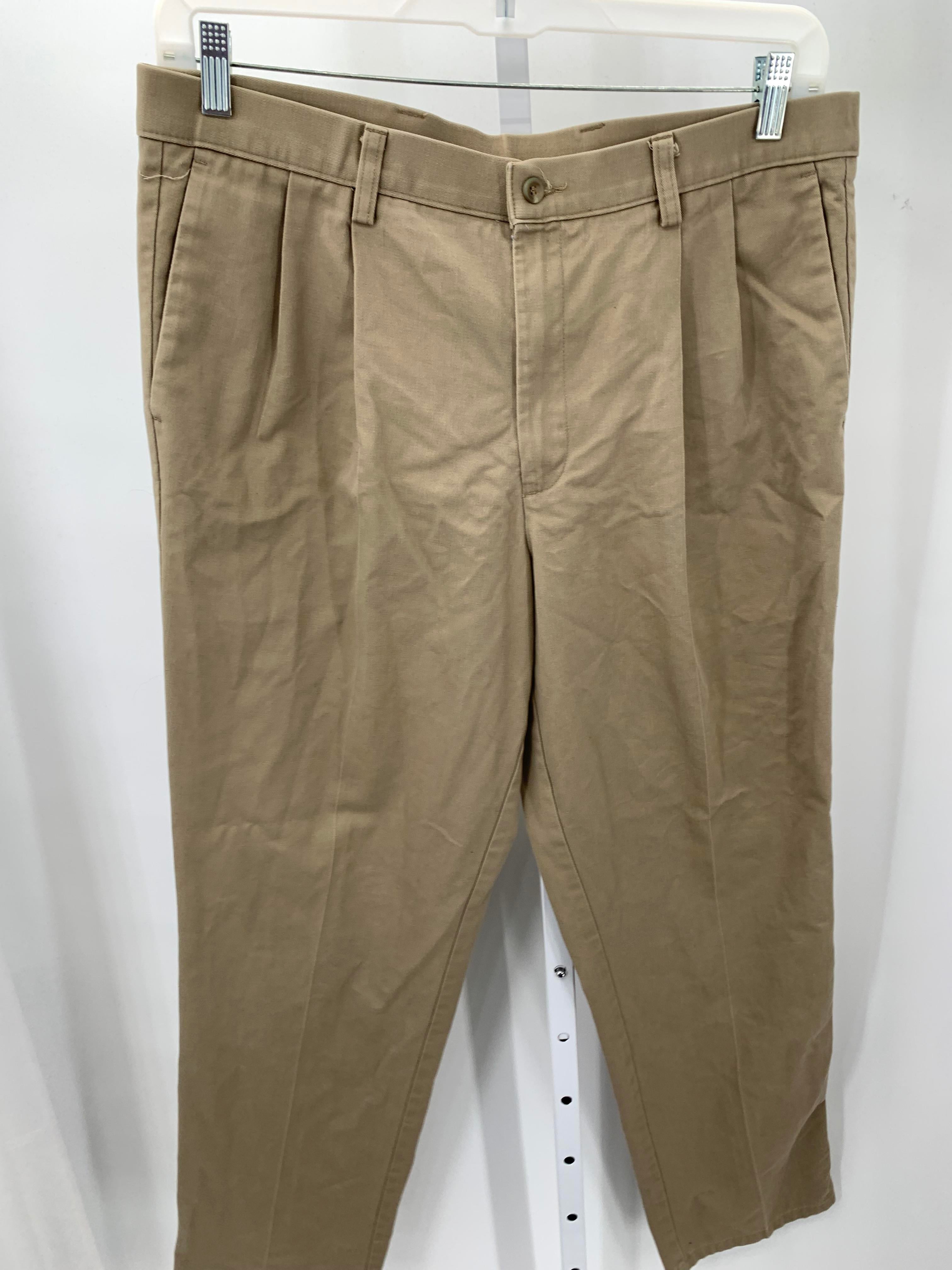 PLEATED FRONT PANTS