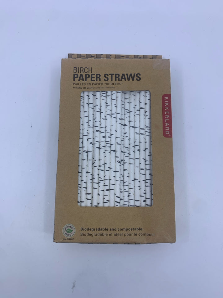 NIB BIRCH PAPER STRAWS.