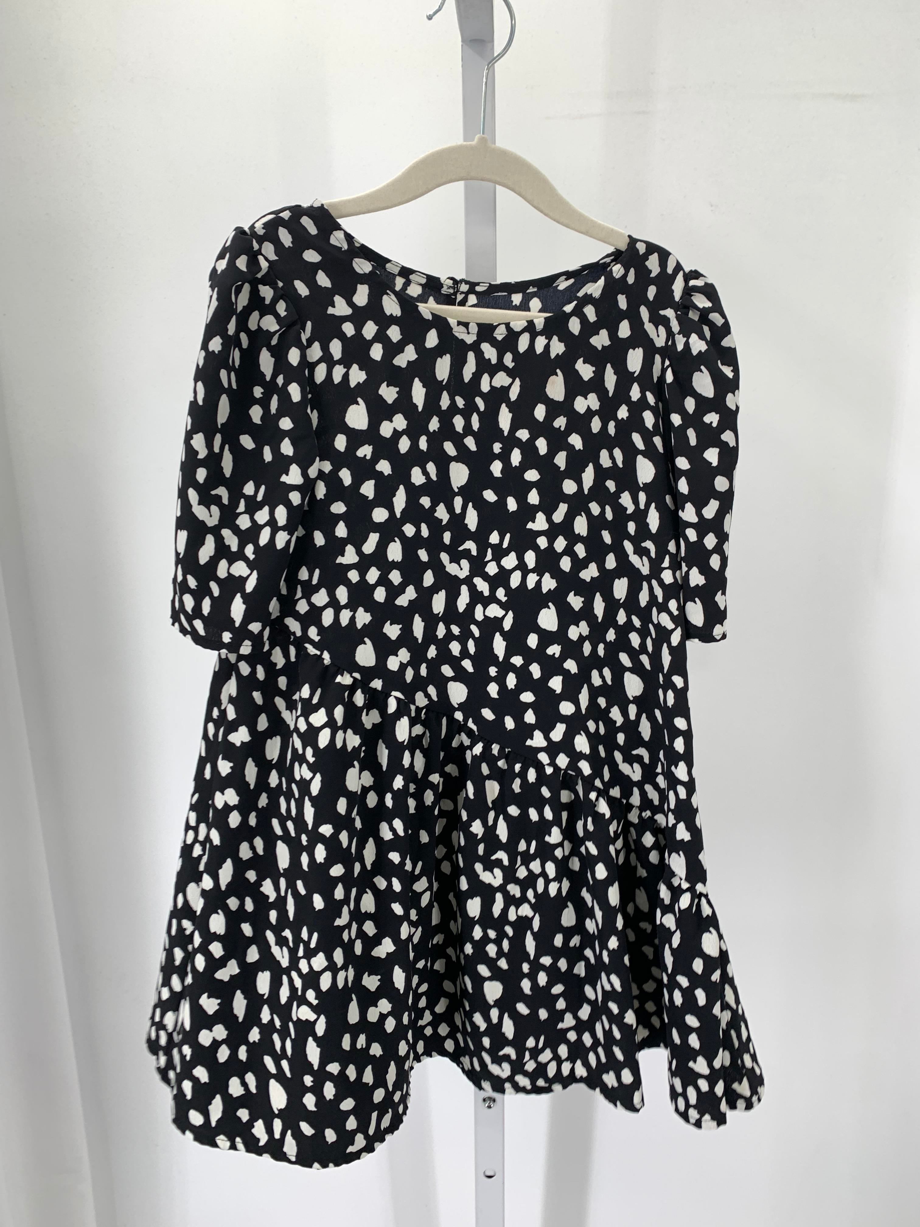 Wonder Nation Size 4-5 Girls Short Sleeve Dress