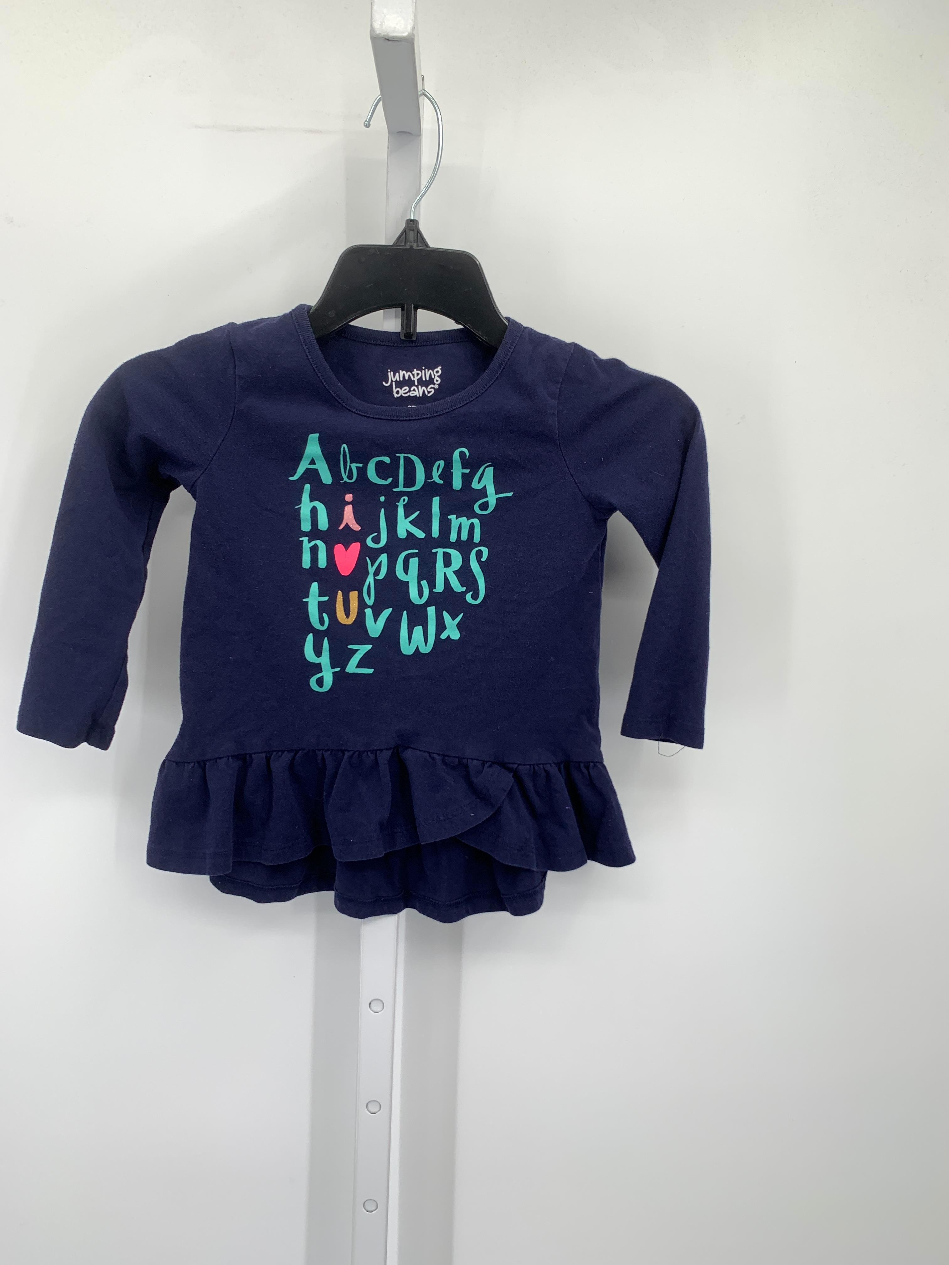 Jumping Beans Size 3T Girls Long Sleeve Shirt