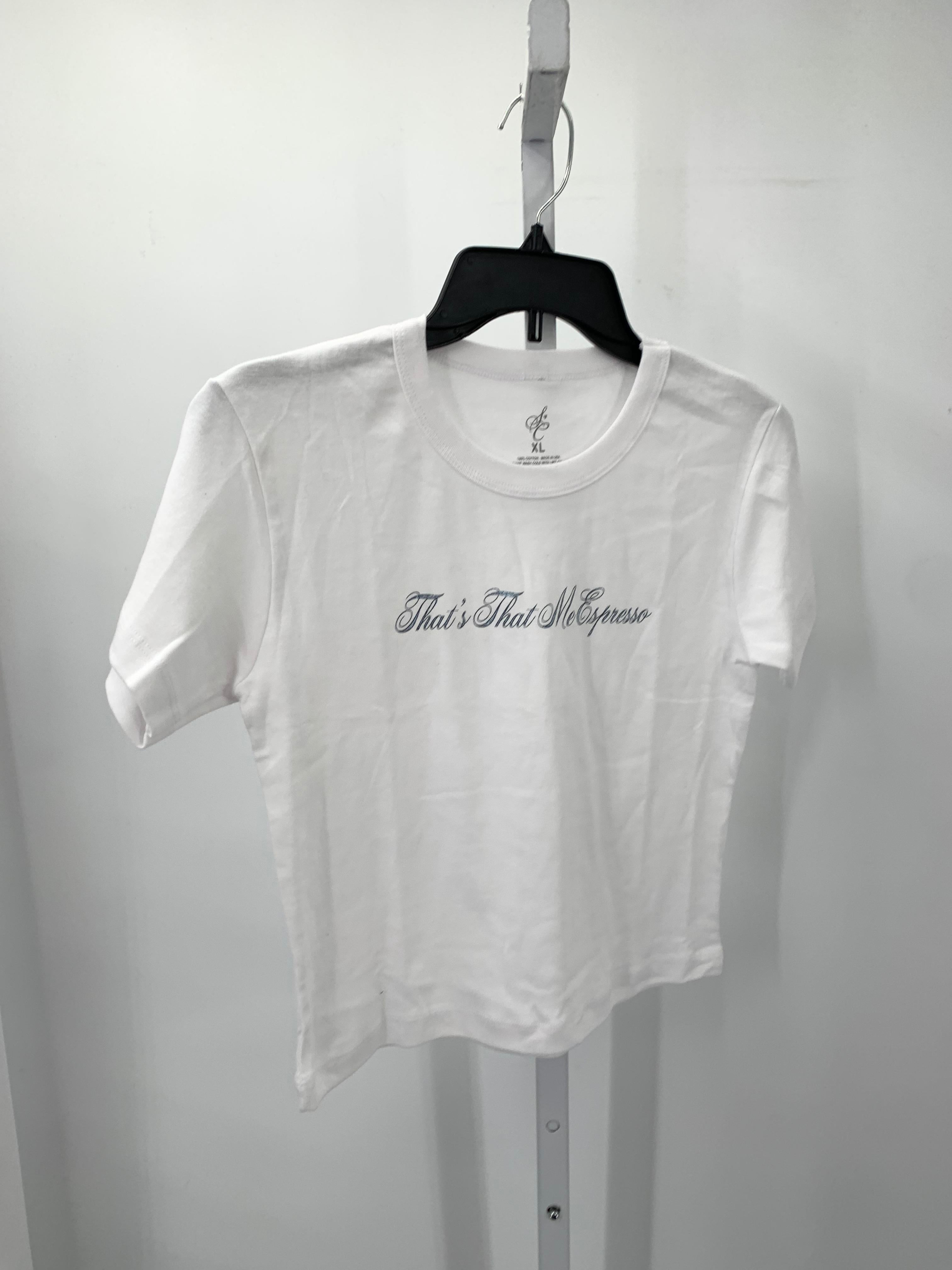 Size Extra Large Juniors Short Sleeve Shirt