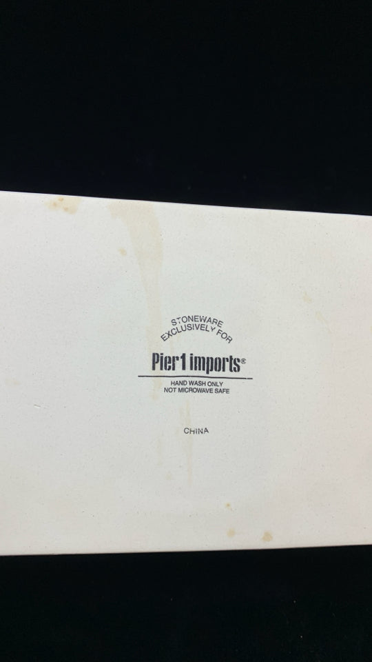 4PC PIER 1 TIDBIT TRAY.