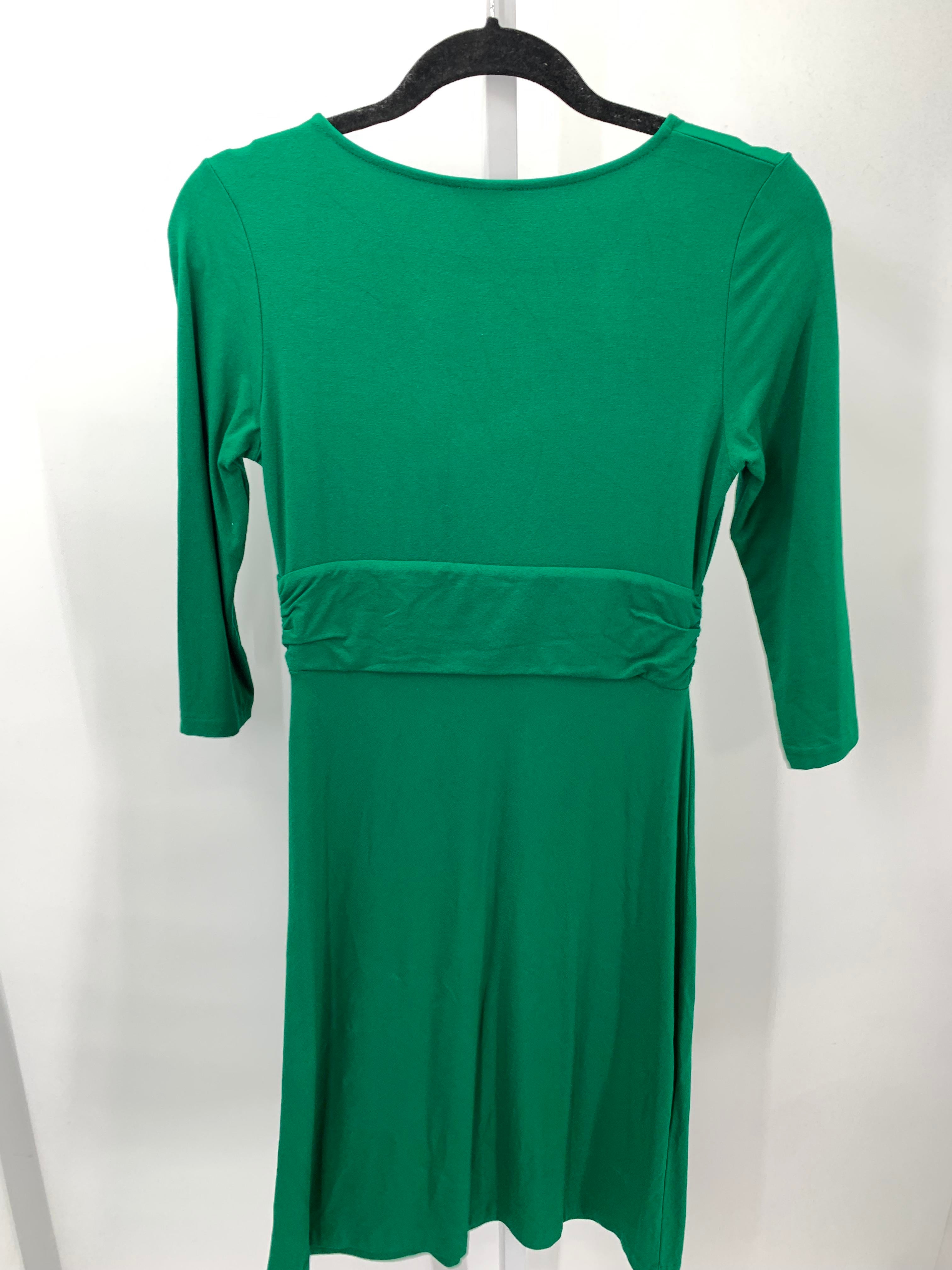 Talbots Size X Small Petite Petite Long Sleeve Dress