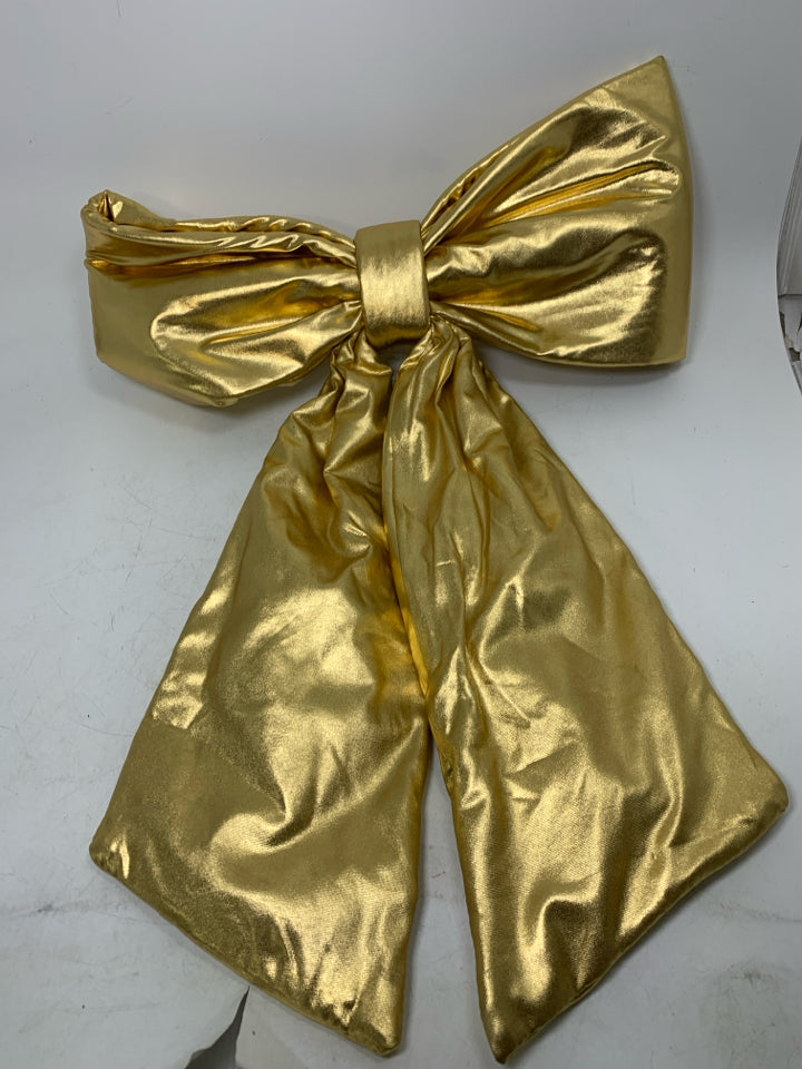 NWT LARGE GOLD BOW.