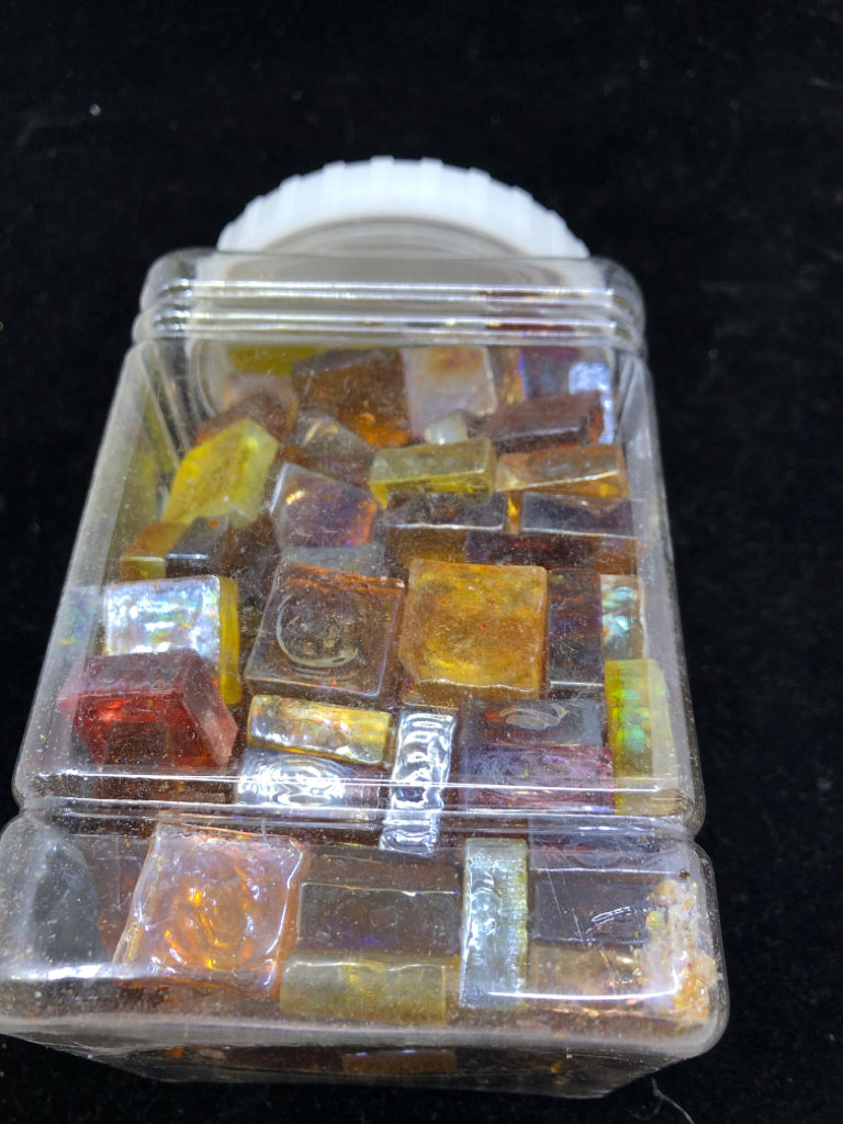 NIB MOSAIC GLASS TILES.