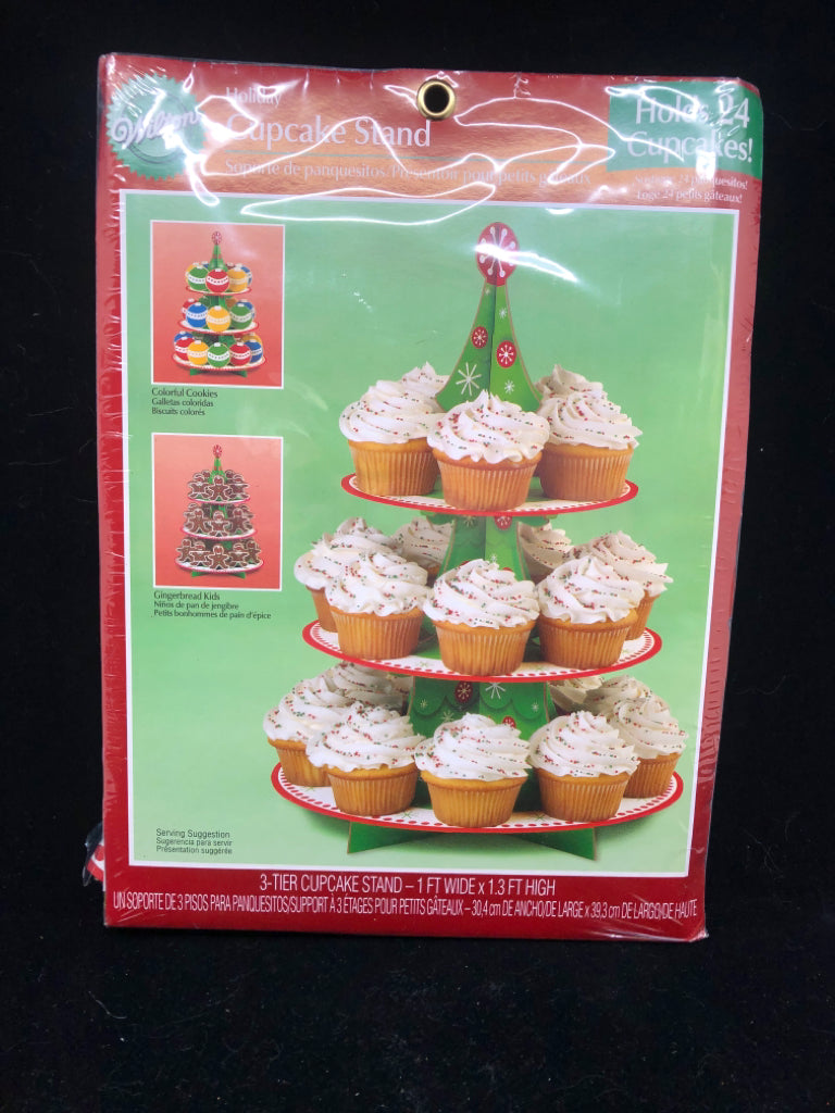 NIP WILTON PAPER CUPCAKE STAND.