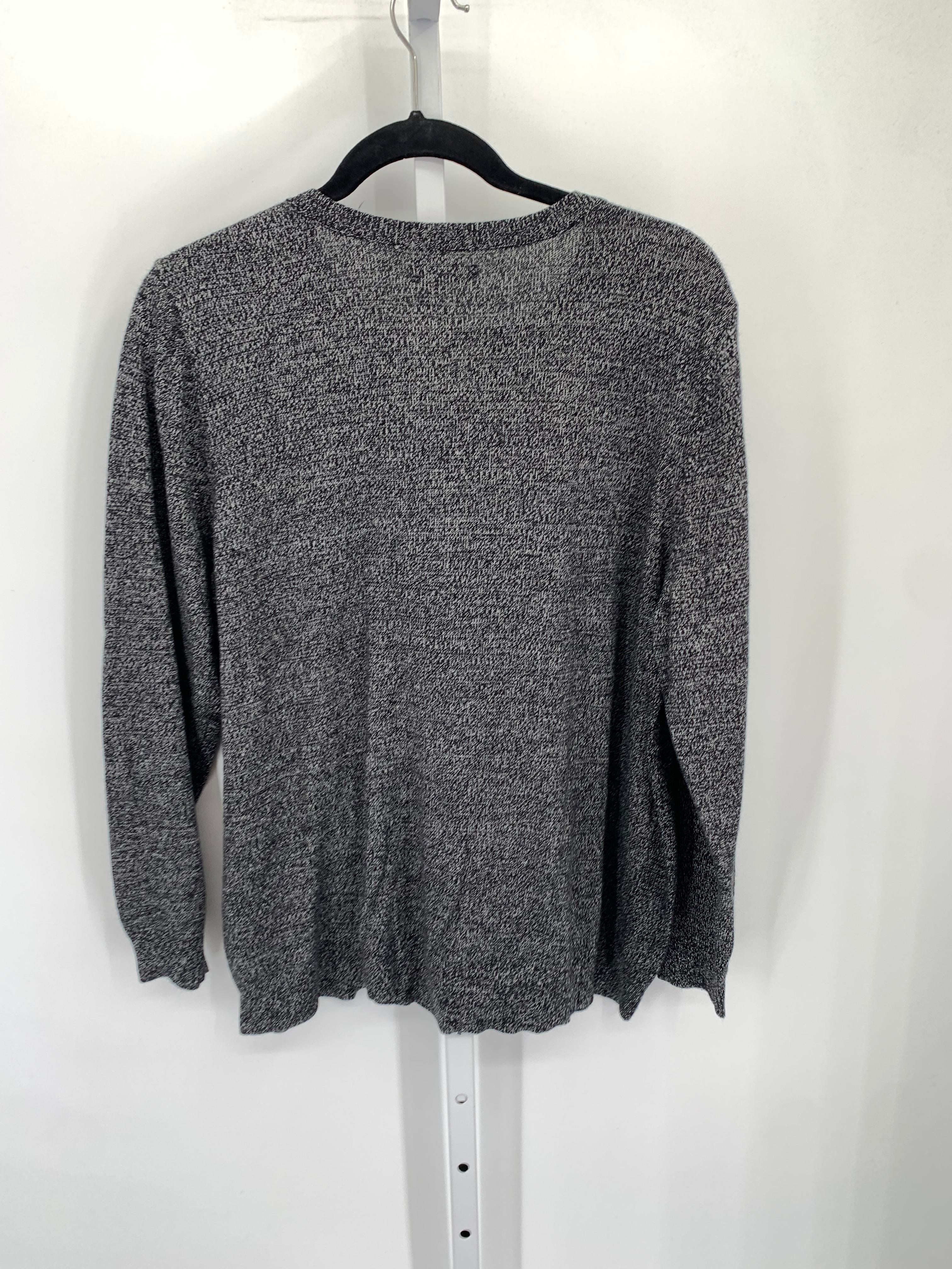 Croft & Barrow Size 1X Womens Long Slv Sweater