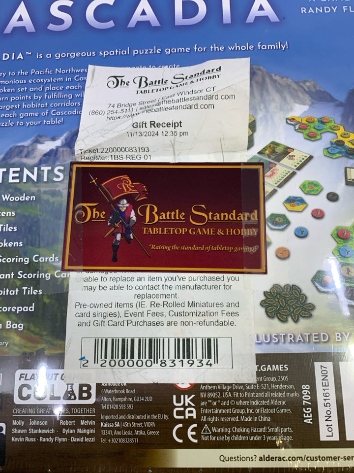 NIP CASCADIA BOARD GAME