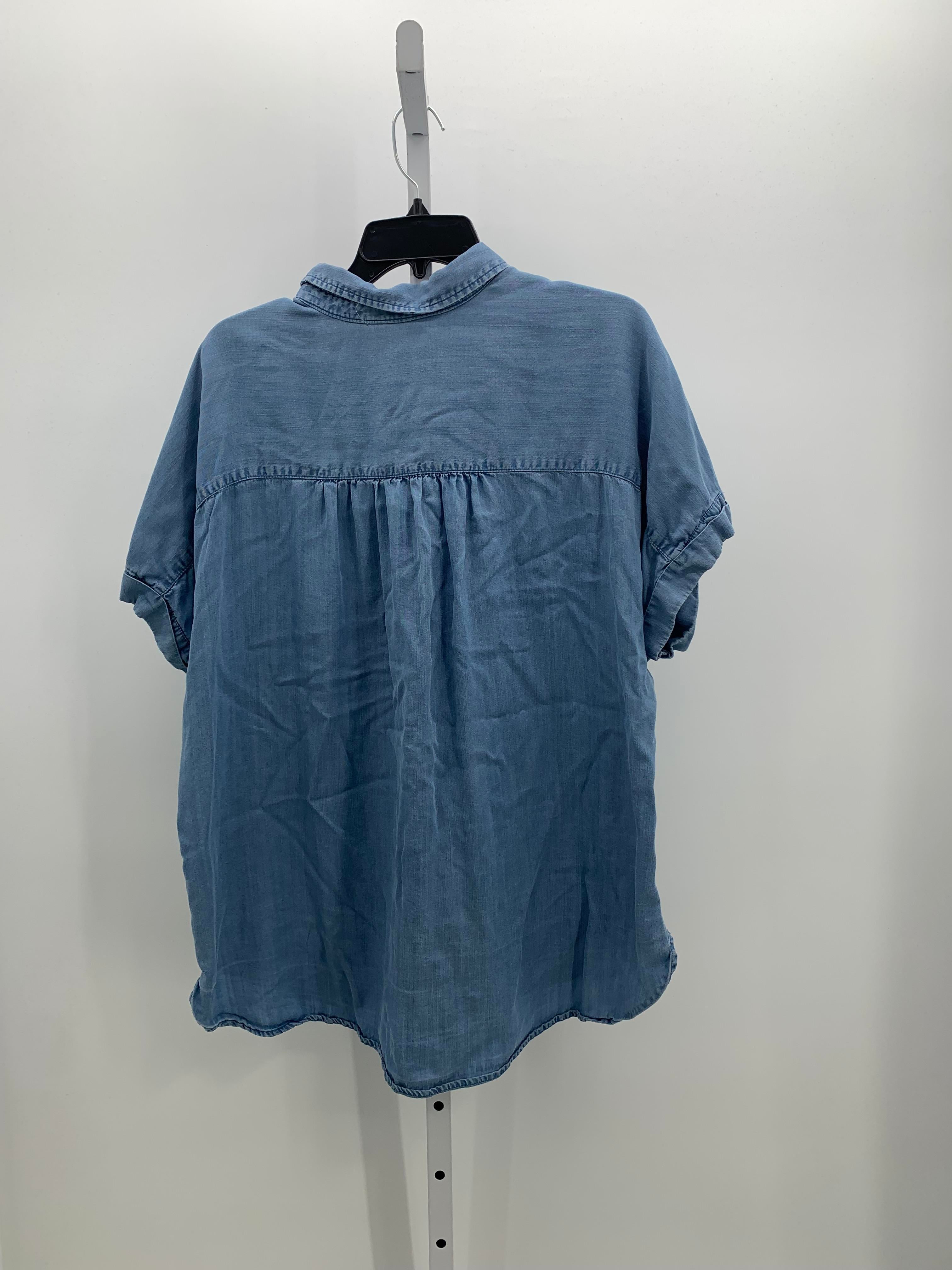 Time and Tru Size XXL Misses Short Sleeve Shirt