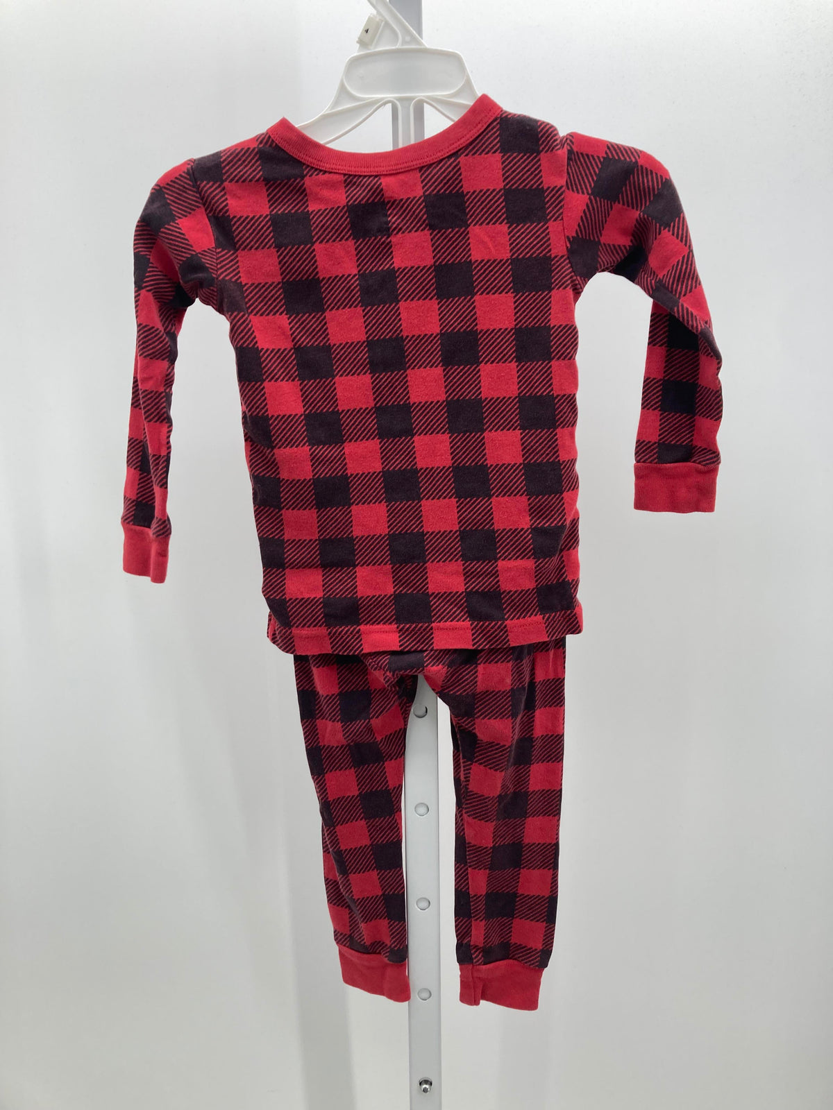 BLACK PLAID KNIT