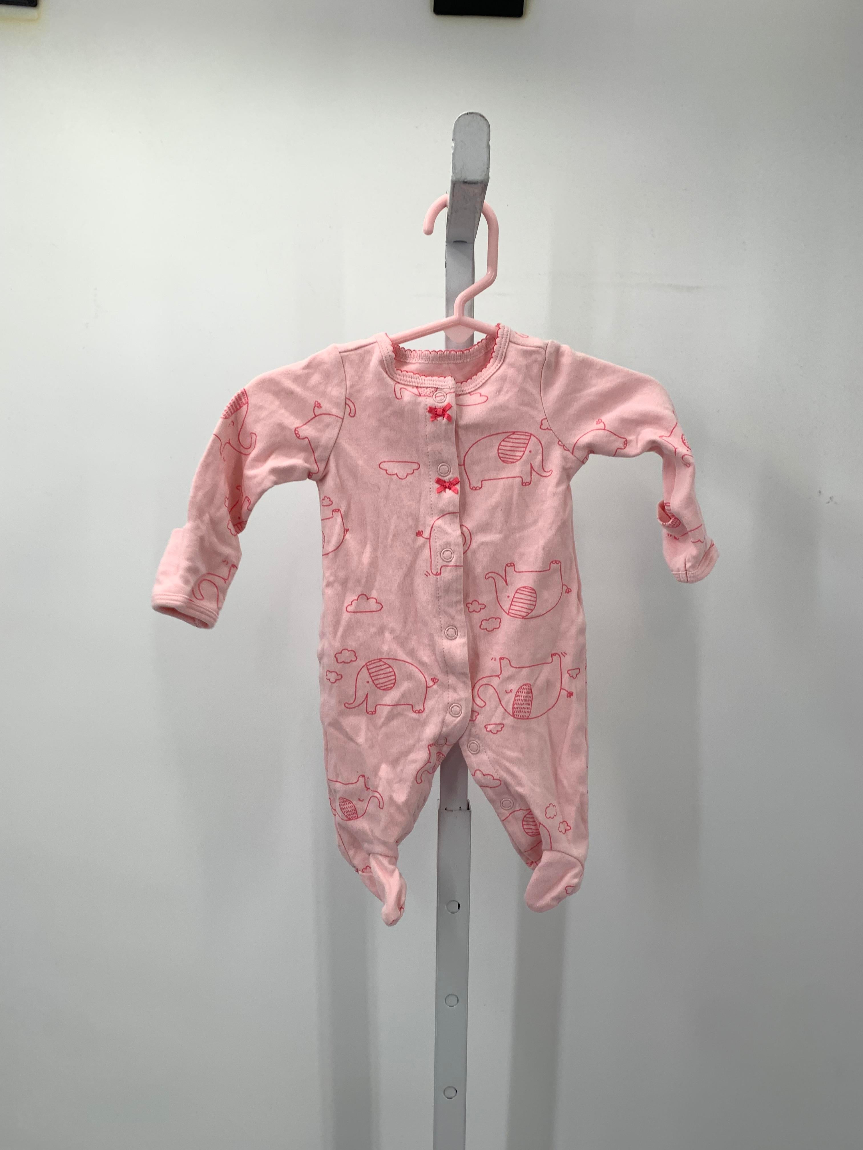 Carters Size Newborn Girls Long Slv. Romper