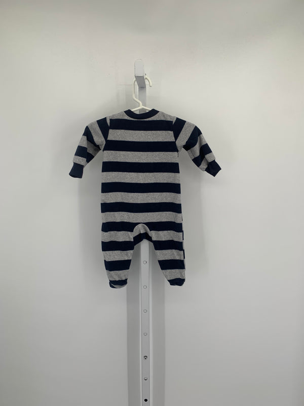 GREY STRIPES FLEECE FIRE TRUCK