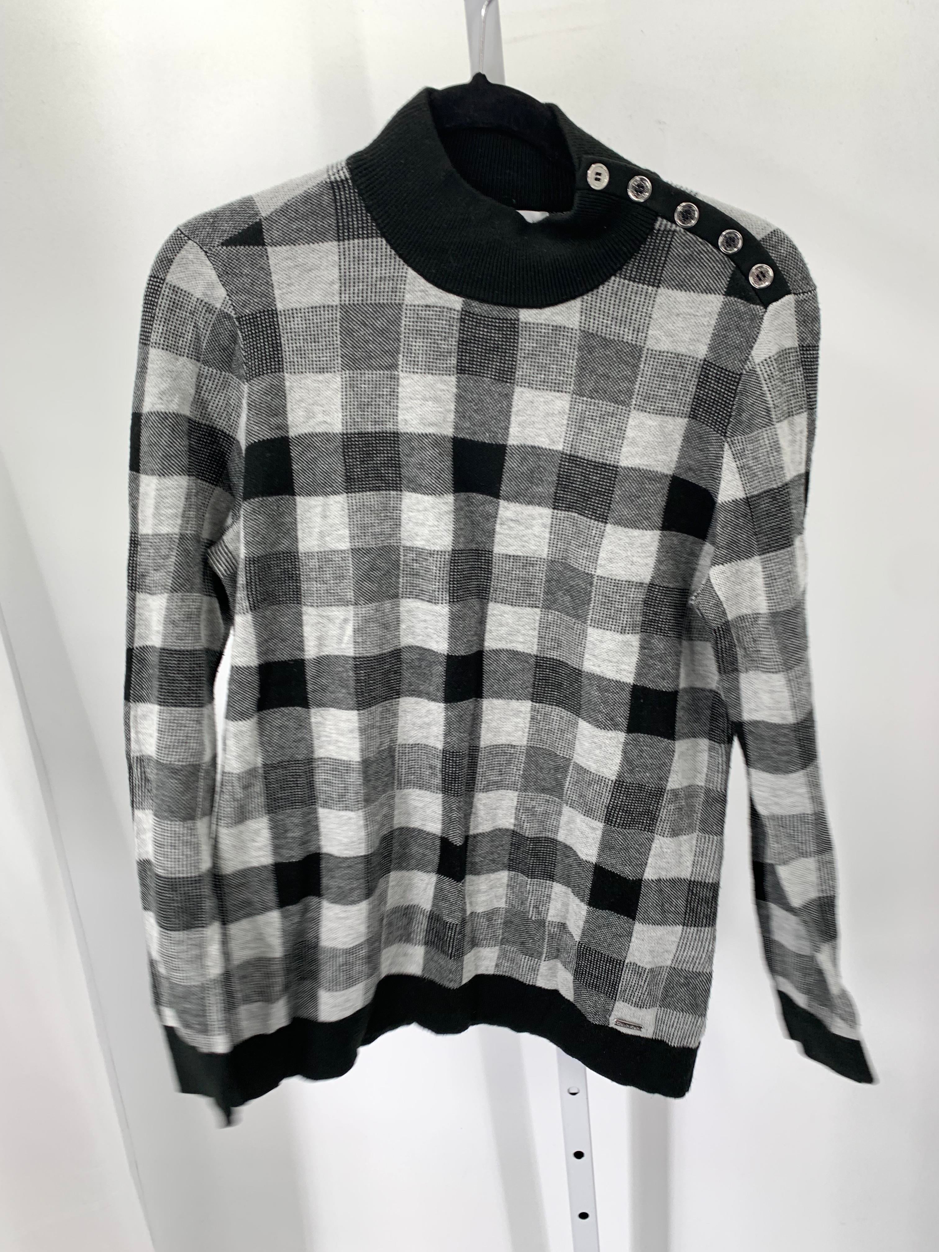 Calvin Klein Size Medium Misses Long Slv Sweater