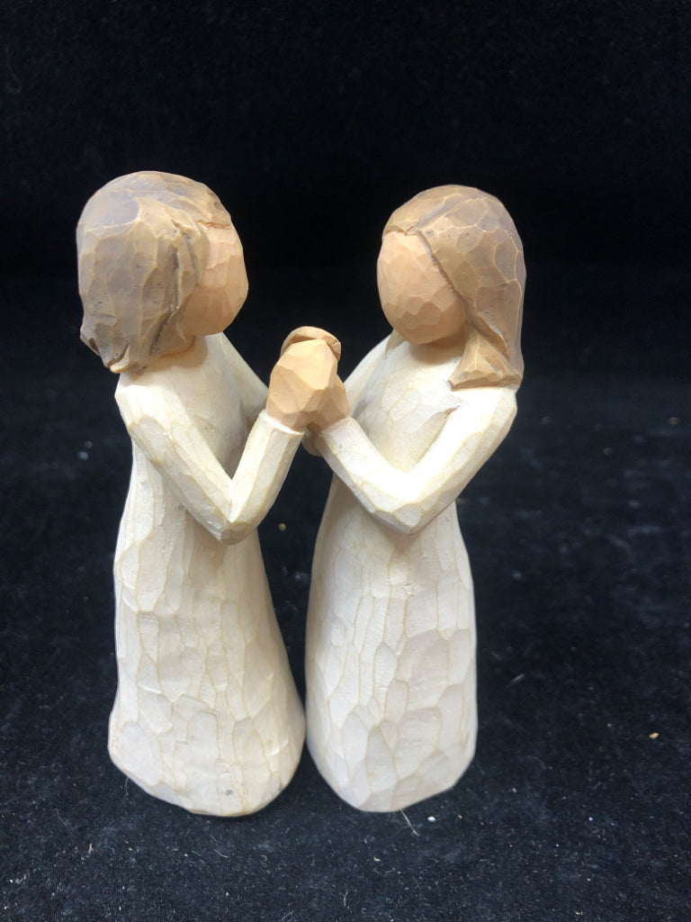 2 PC SISTERS BY HEART WILLOW TREE.