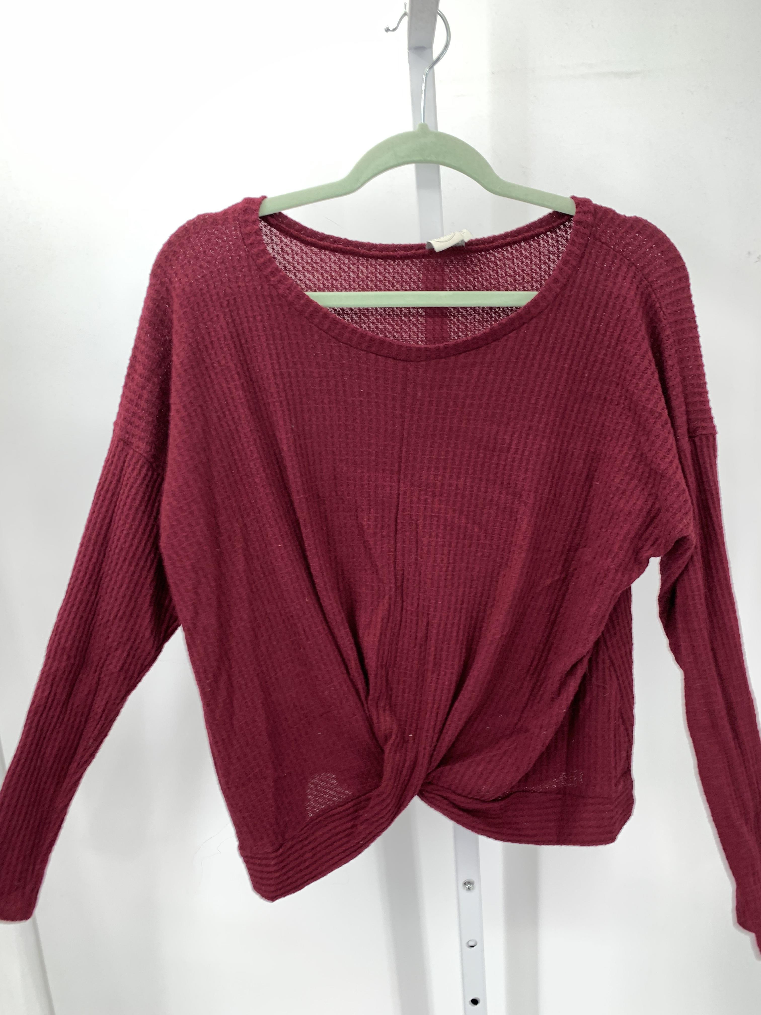 Paper Crane Size Large Juniors Long Sleeve Shirt