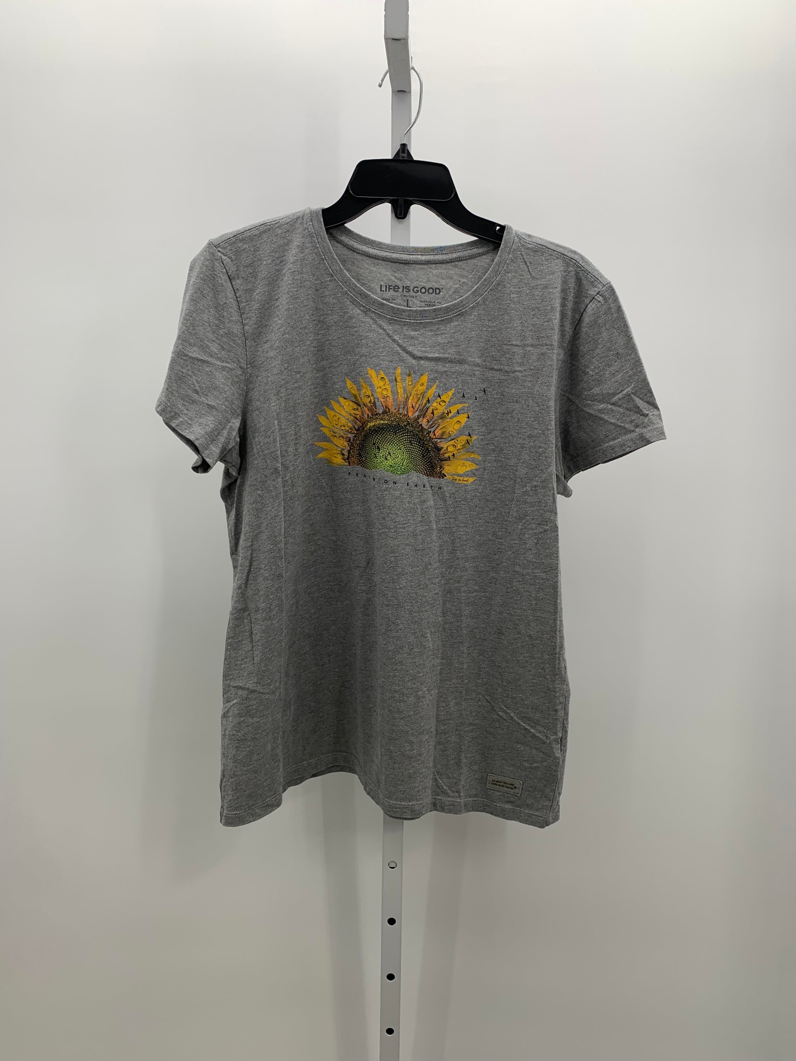 Life is Good Size Large Misses Short Sleeve Shirt