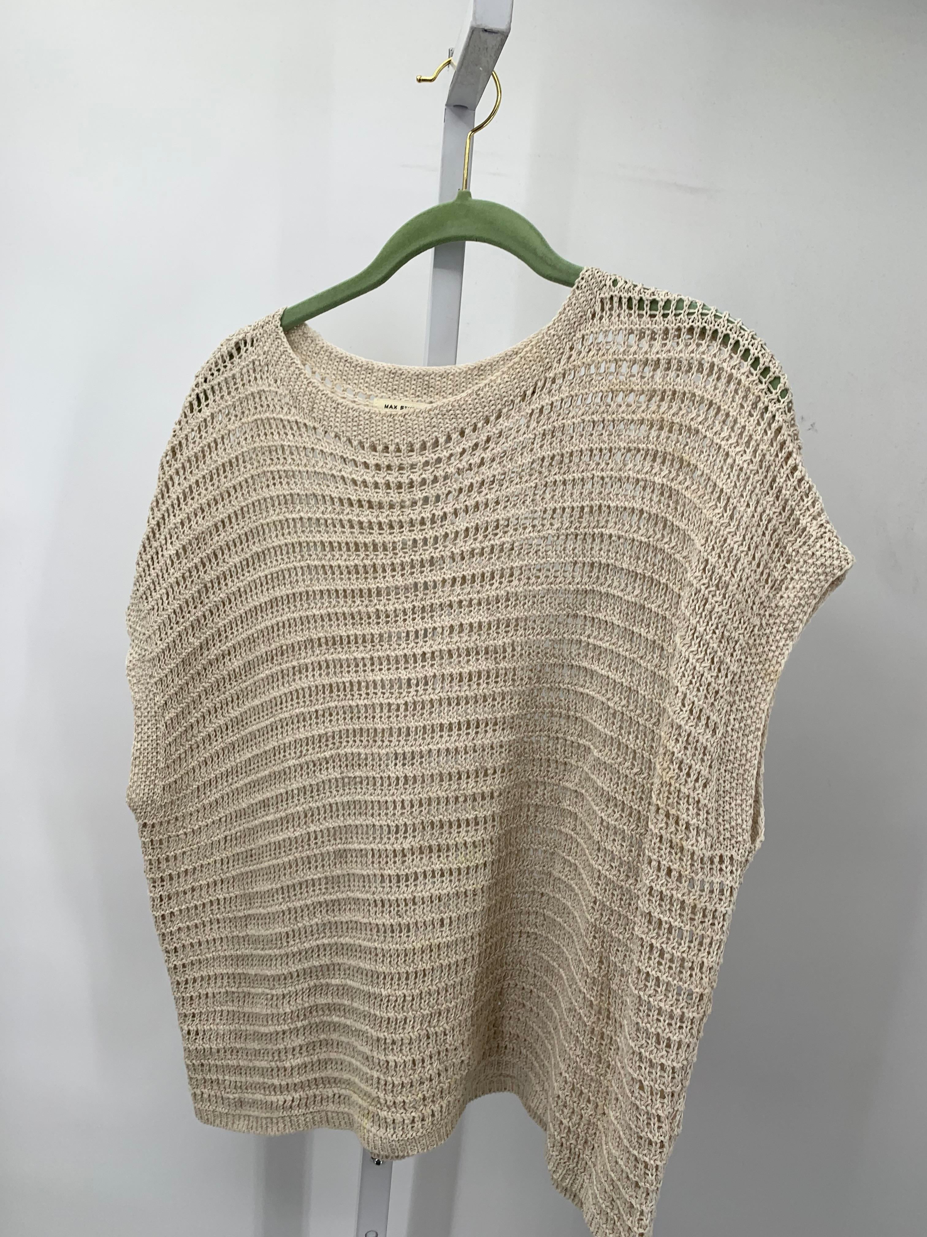 Max Studio Size X Small Misses Short Slv Sweater