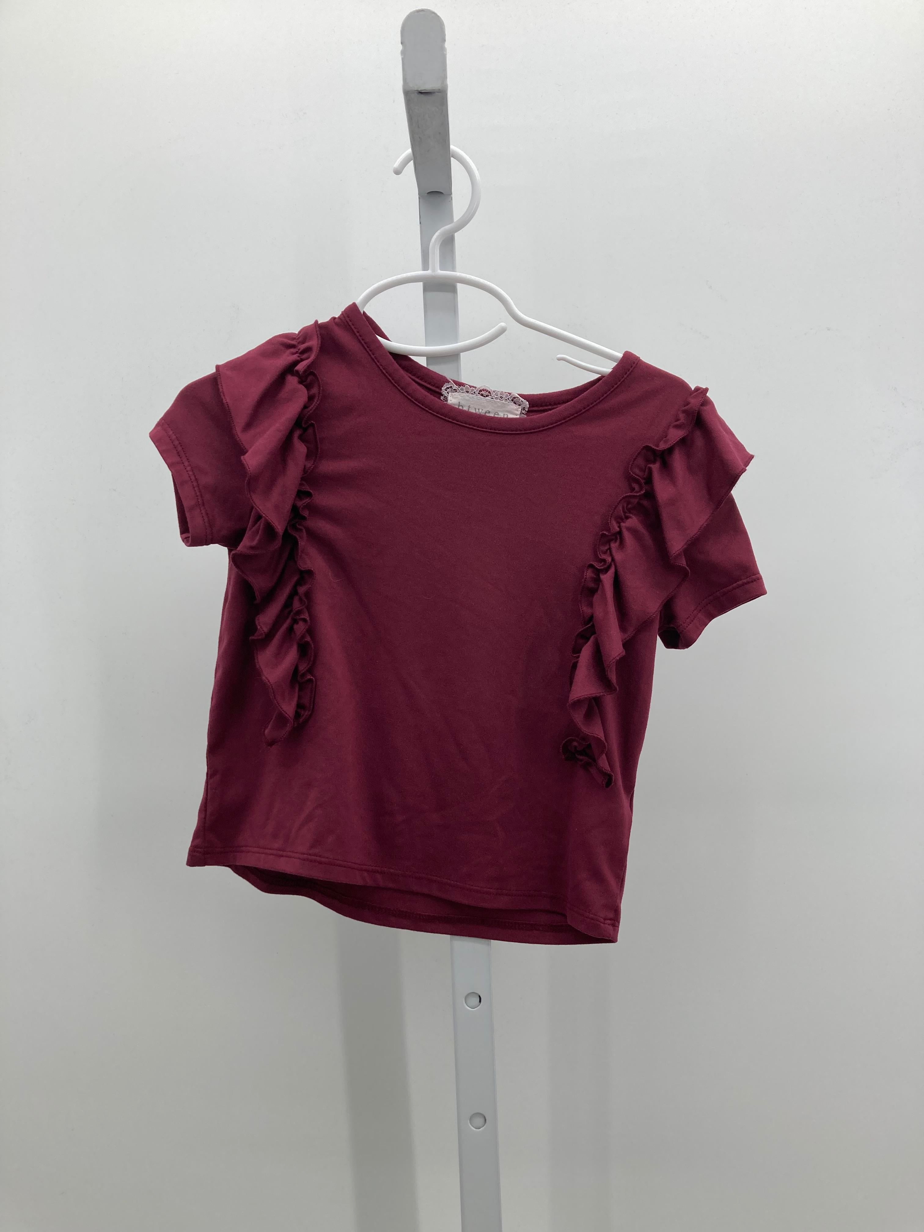 BTween Size 4 Girls Short Sleeve Shirt