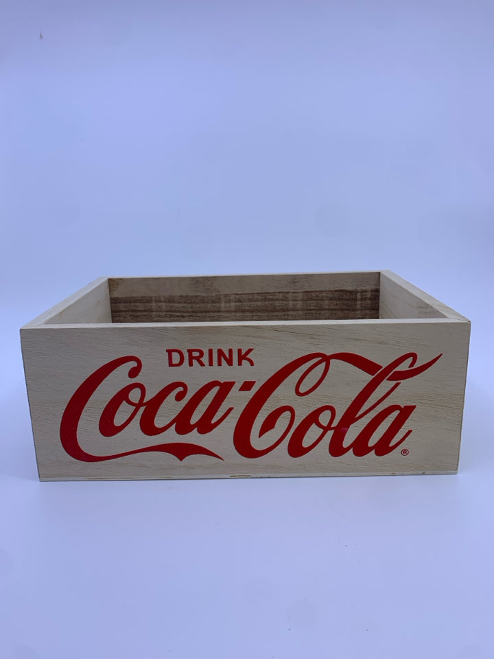 WOOD COCA-COLA STORAGE CRATE.