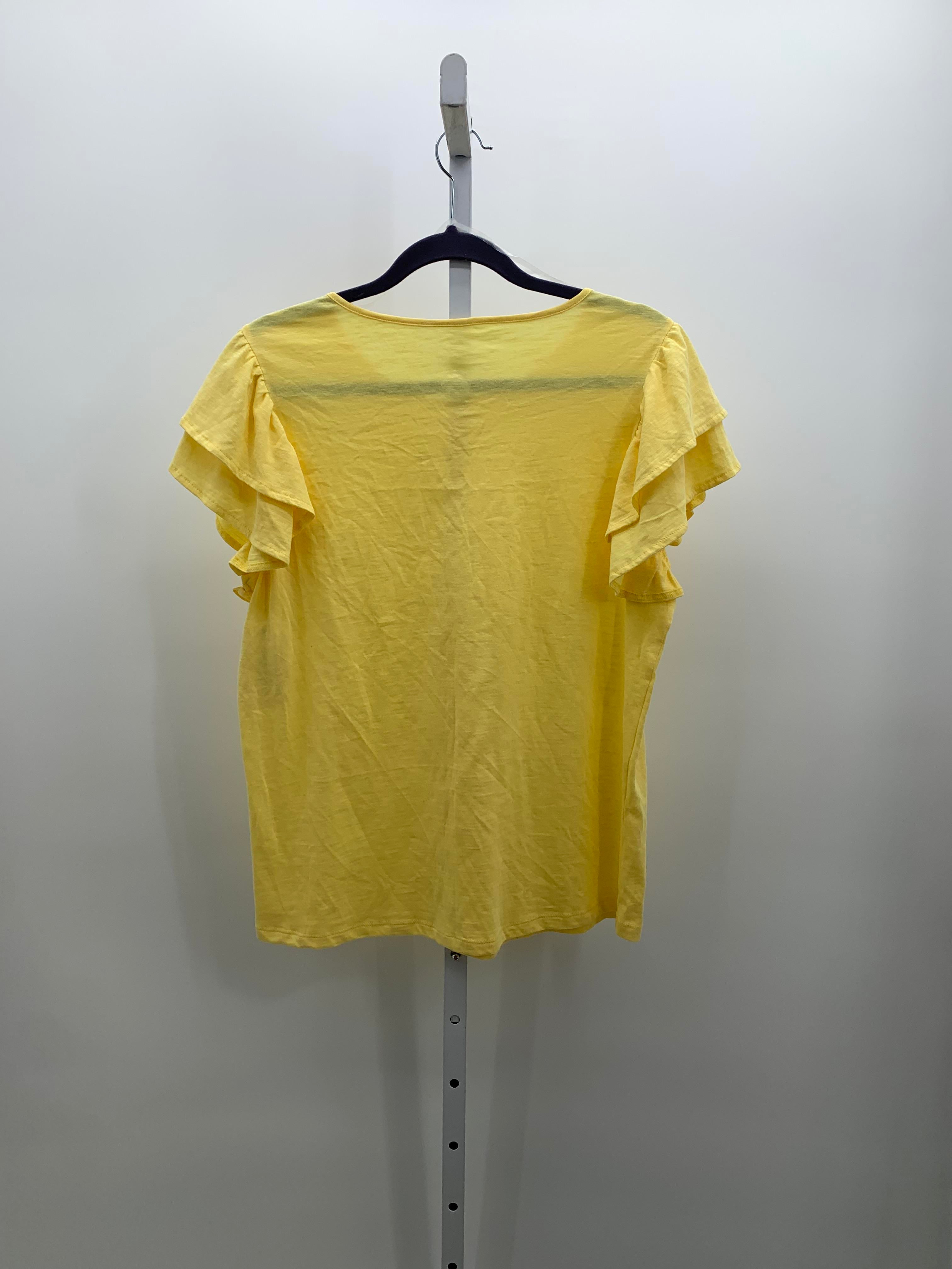 St. Johns Bay Size Large Misses Short Sleeve Shirt