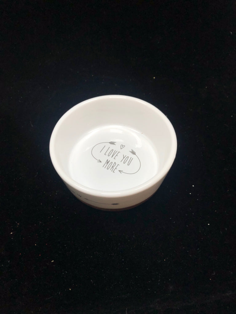 I LOVE YOU MORE PET BOWL.