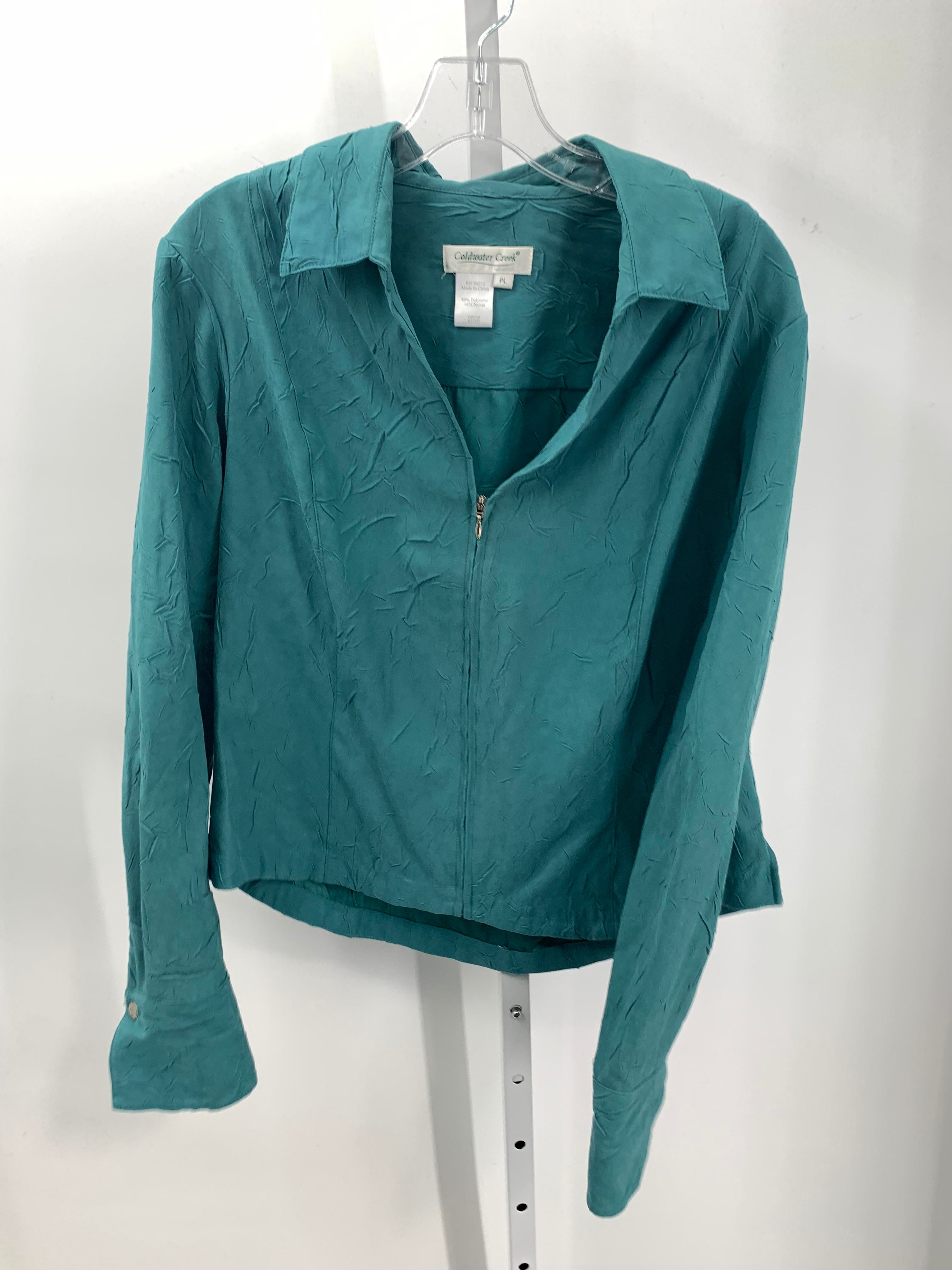 Coldwater Creek Size Large Petite Petite Lightweight Jacket