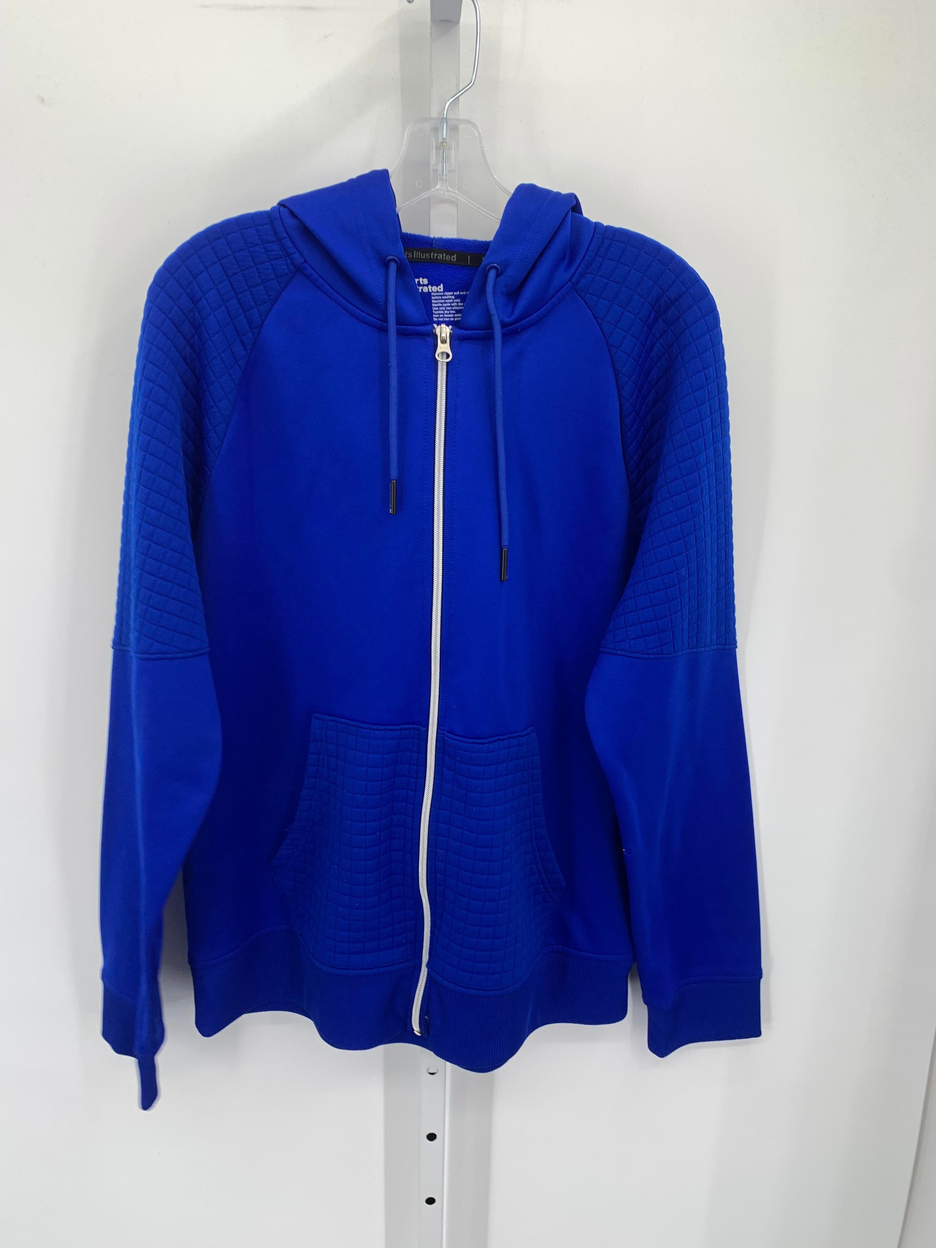 HOODED ZIP KNIT SWEAT JACKET