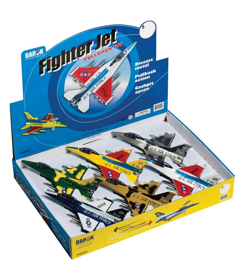 Fighter Jet Pullback Toy