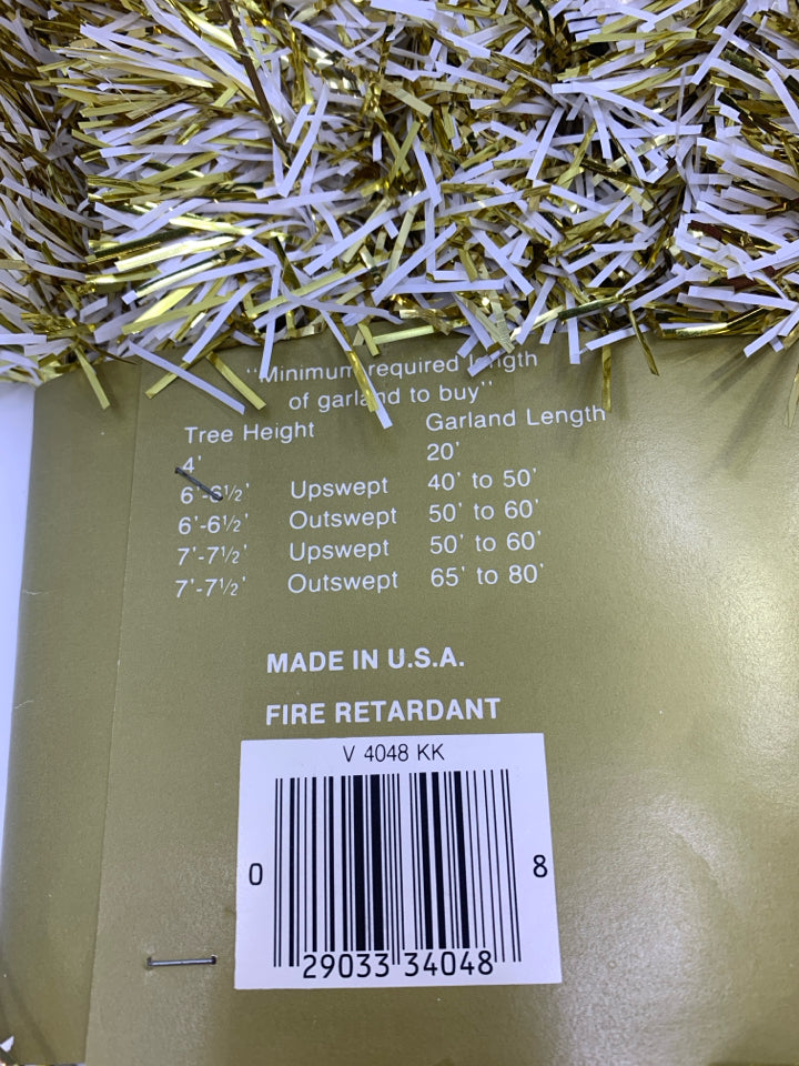 NIP GOLD/WHITE GARLAND.