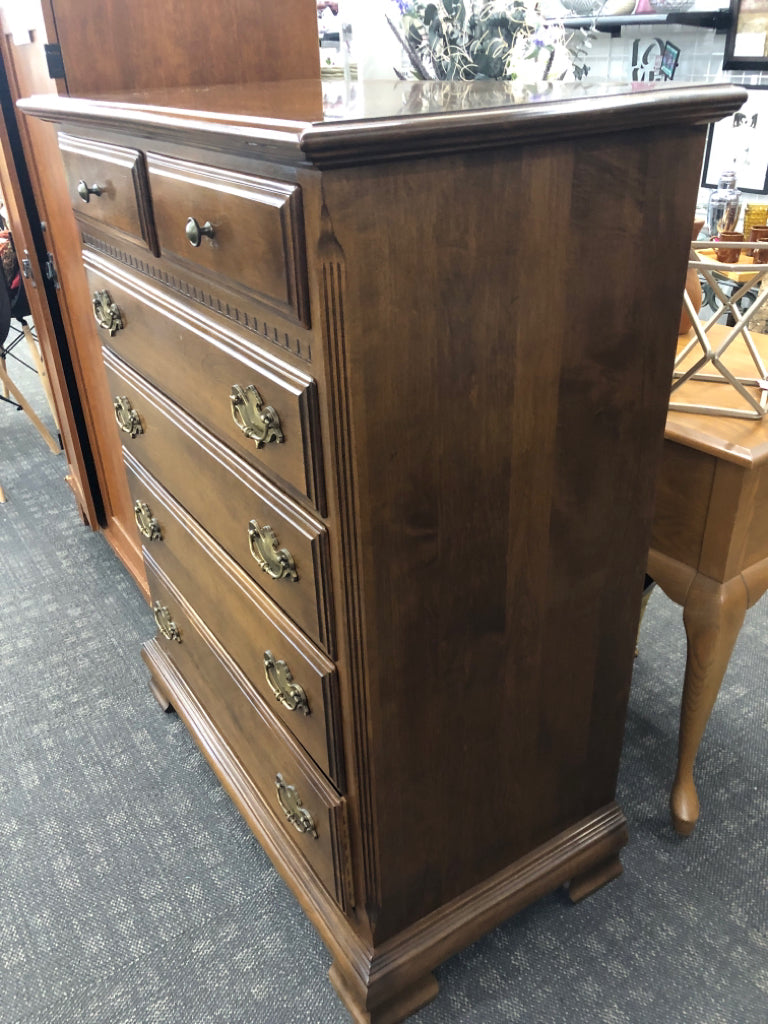 VTG TALL DRESSER.