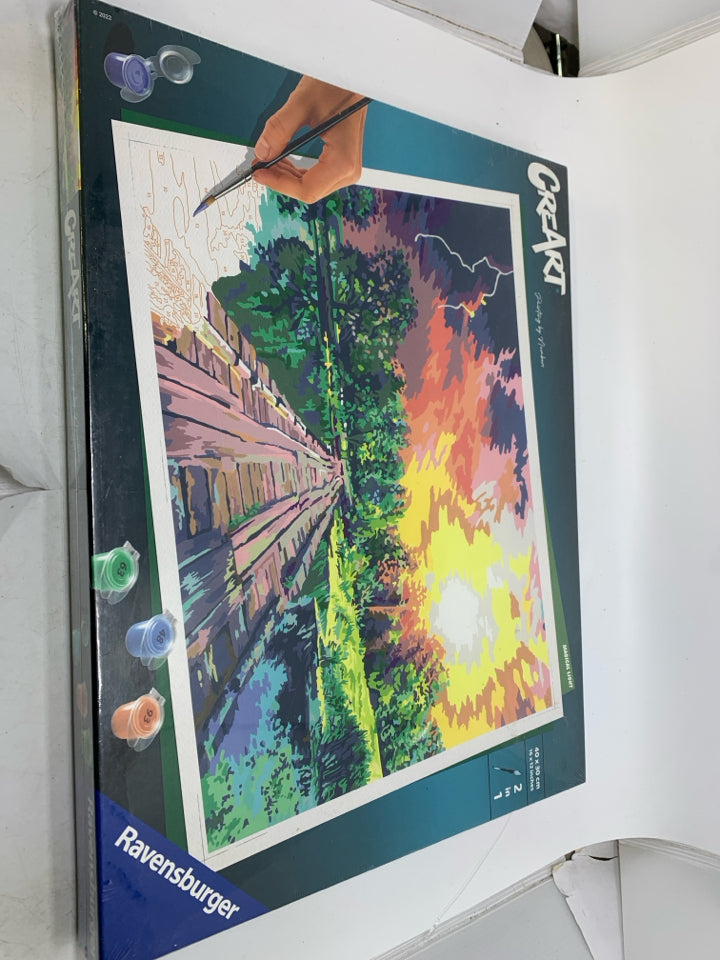 NIB PAINT BY NUMBER.