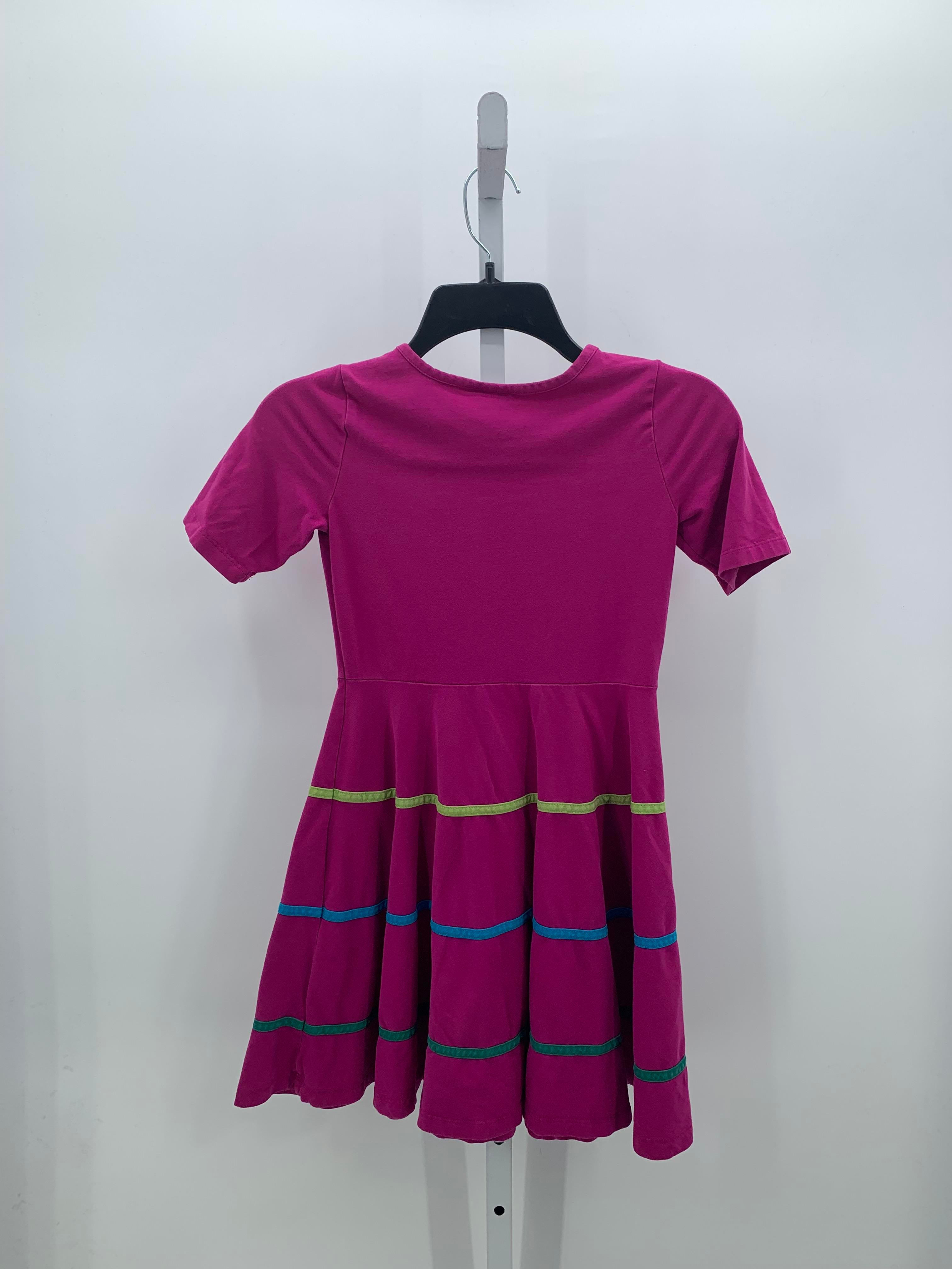 Hanna Anderson Size 8 Girls Short Sleeve Dress