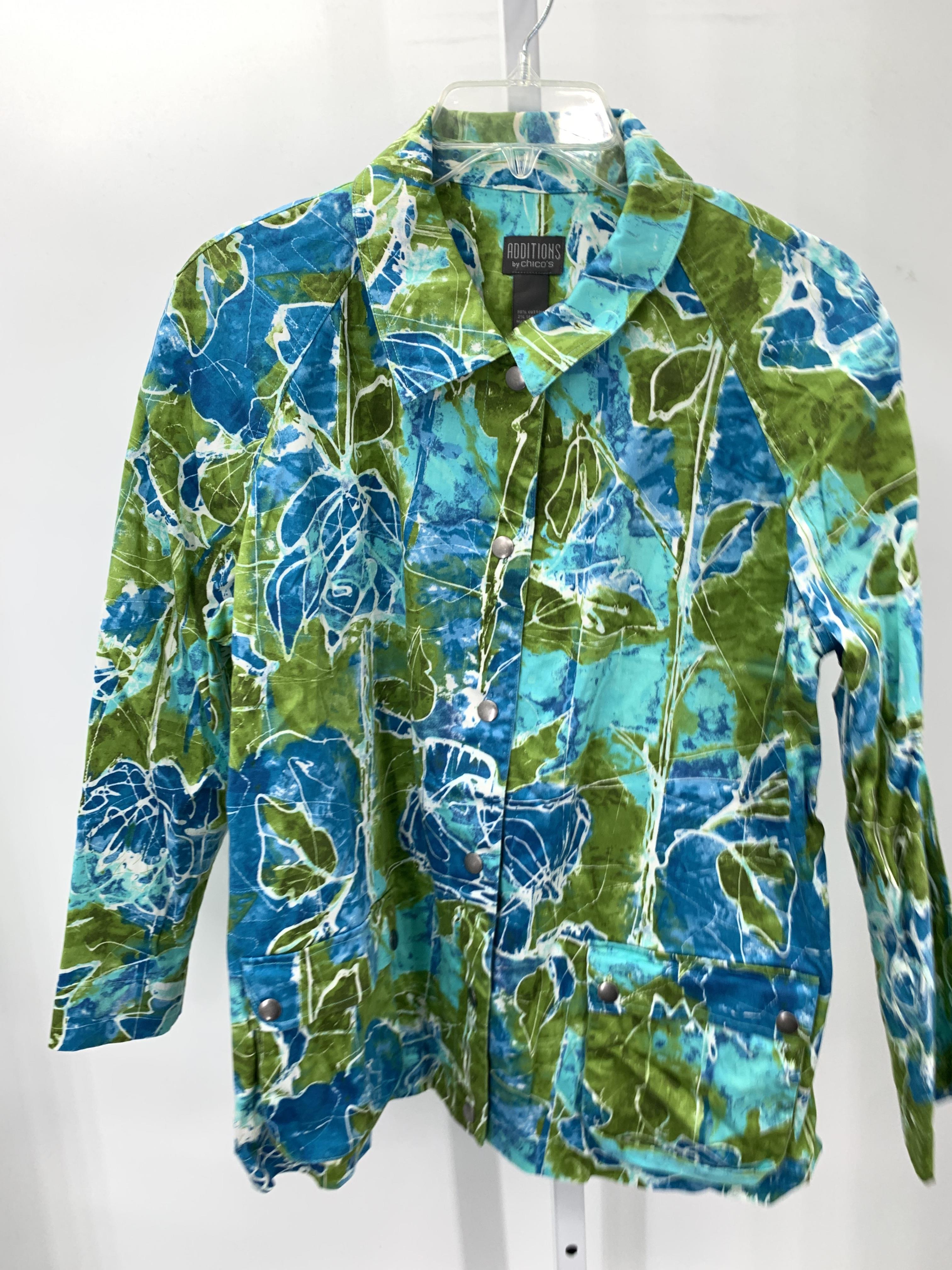 Chico's Size Large Misses Lightweight Jacket