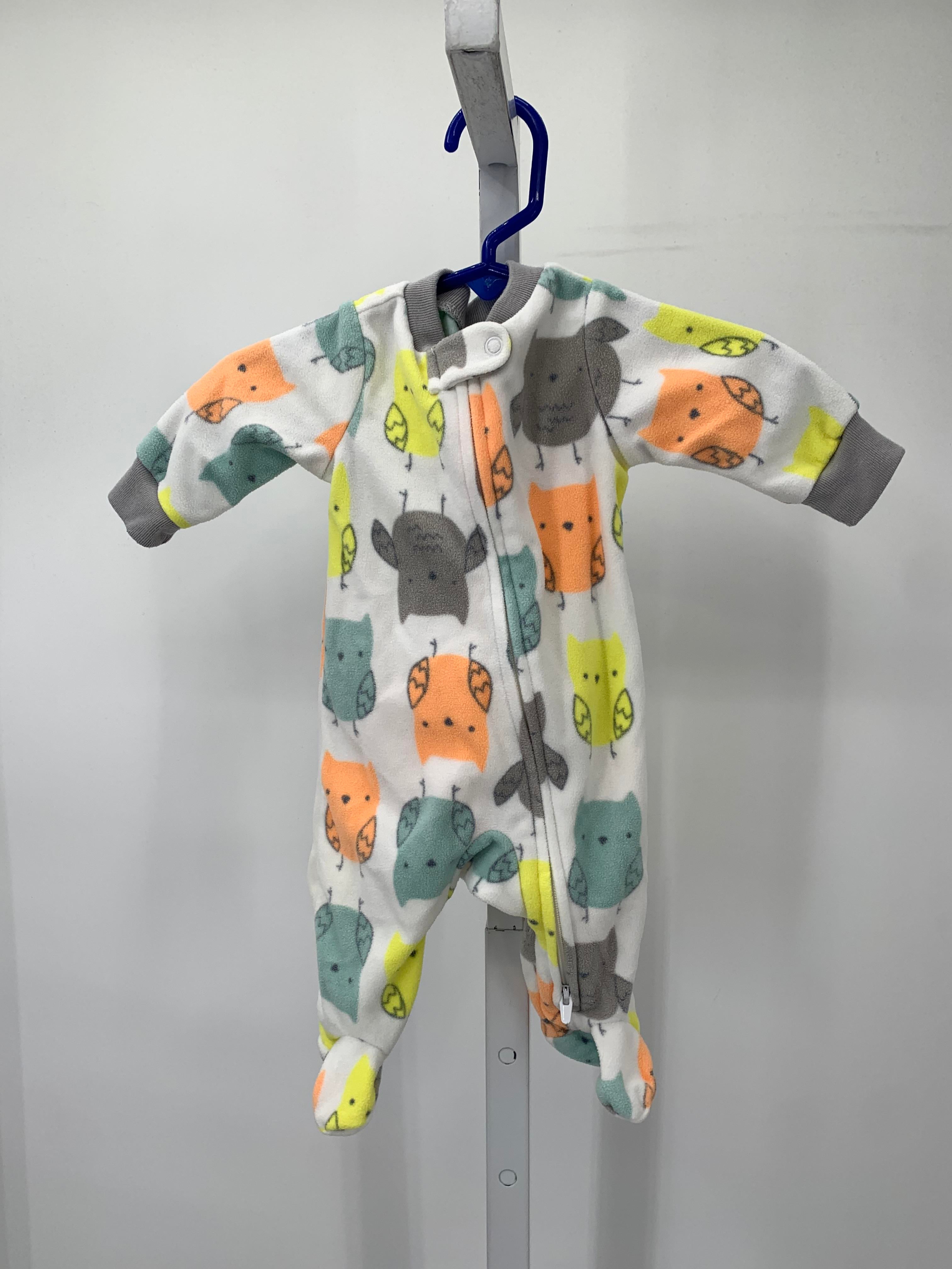 Simple Joys Size Newborn Girls Long Slv. Romper