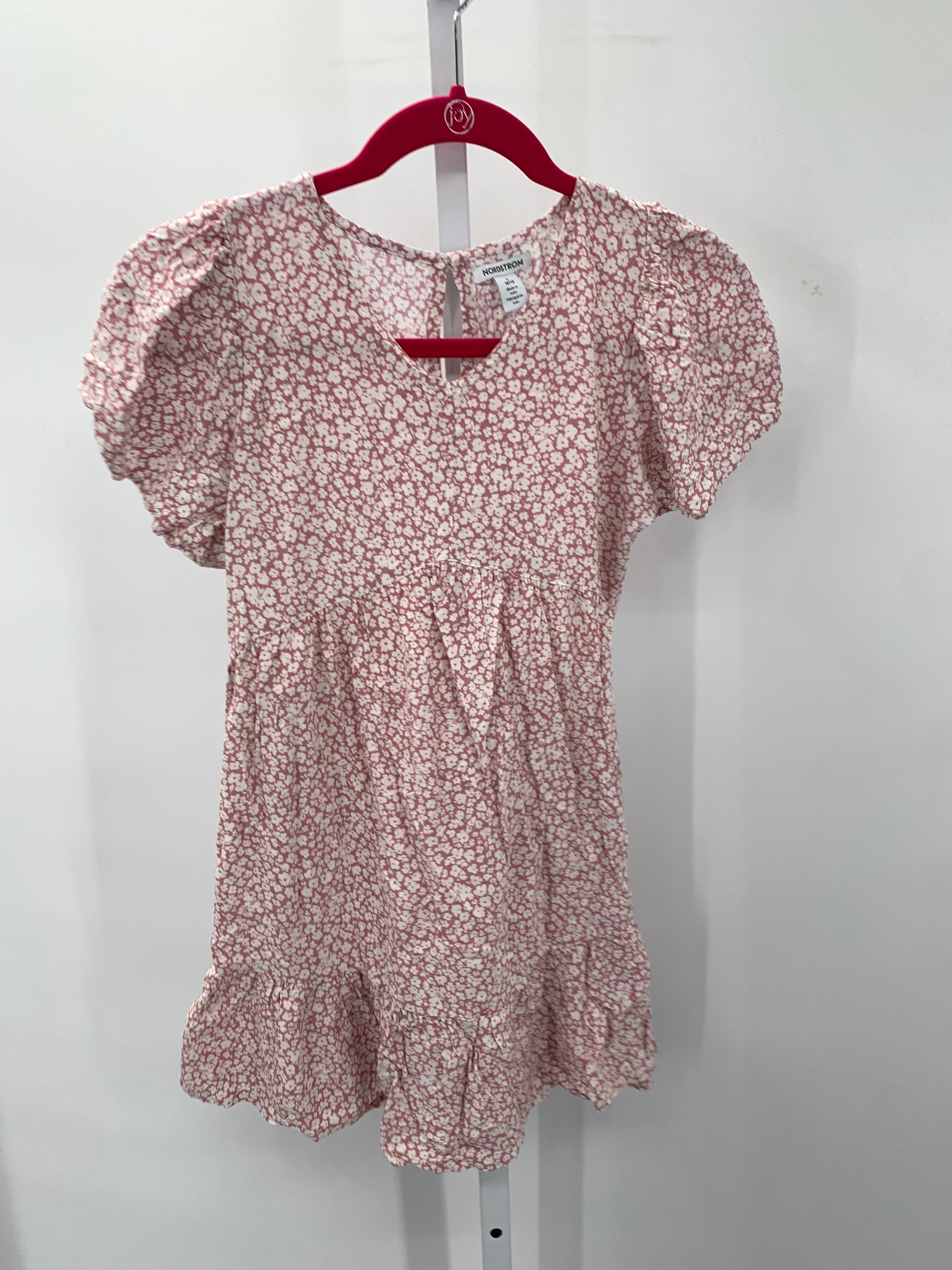 Nordstrom Size 10-12 Girls Short Sleeve Dress