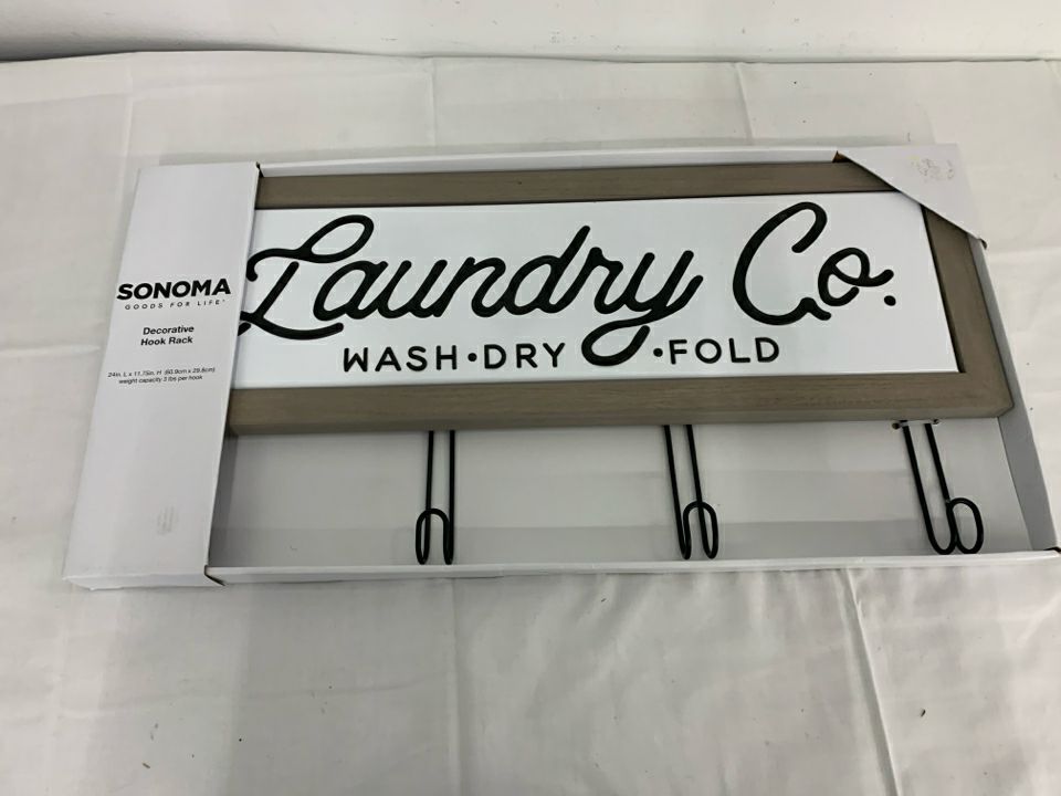 NIB SONOMA LAUNDRY HOOKS.