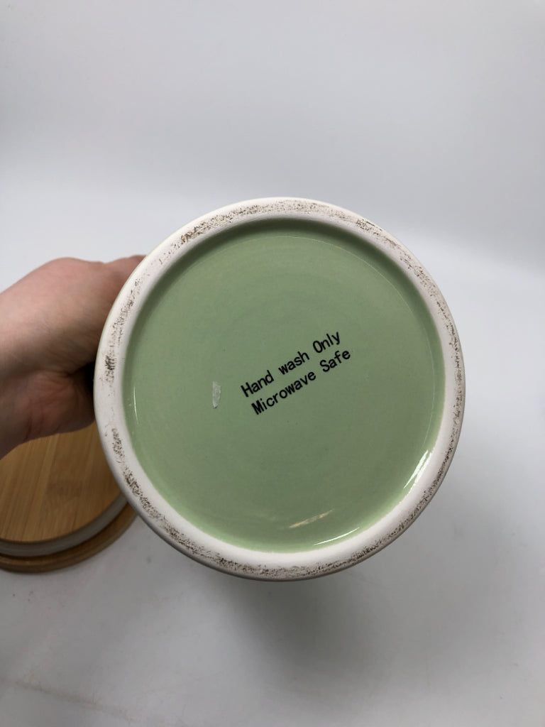 "HOME SWEET FARMHOUSE" CANISTER.