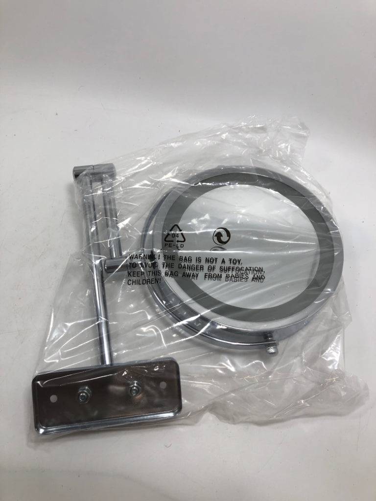 NIB LED VANITY MIRROR W/SWING ARM.
