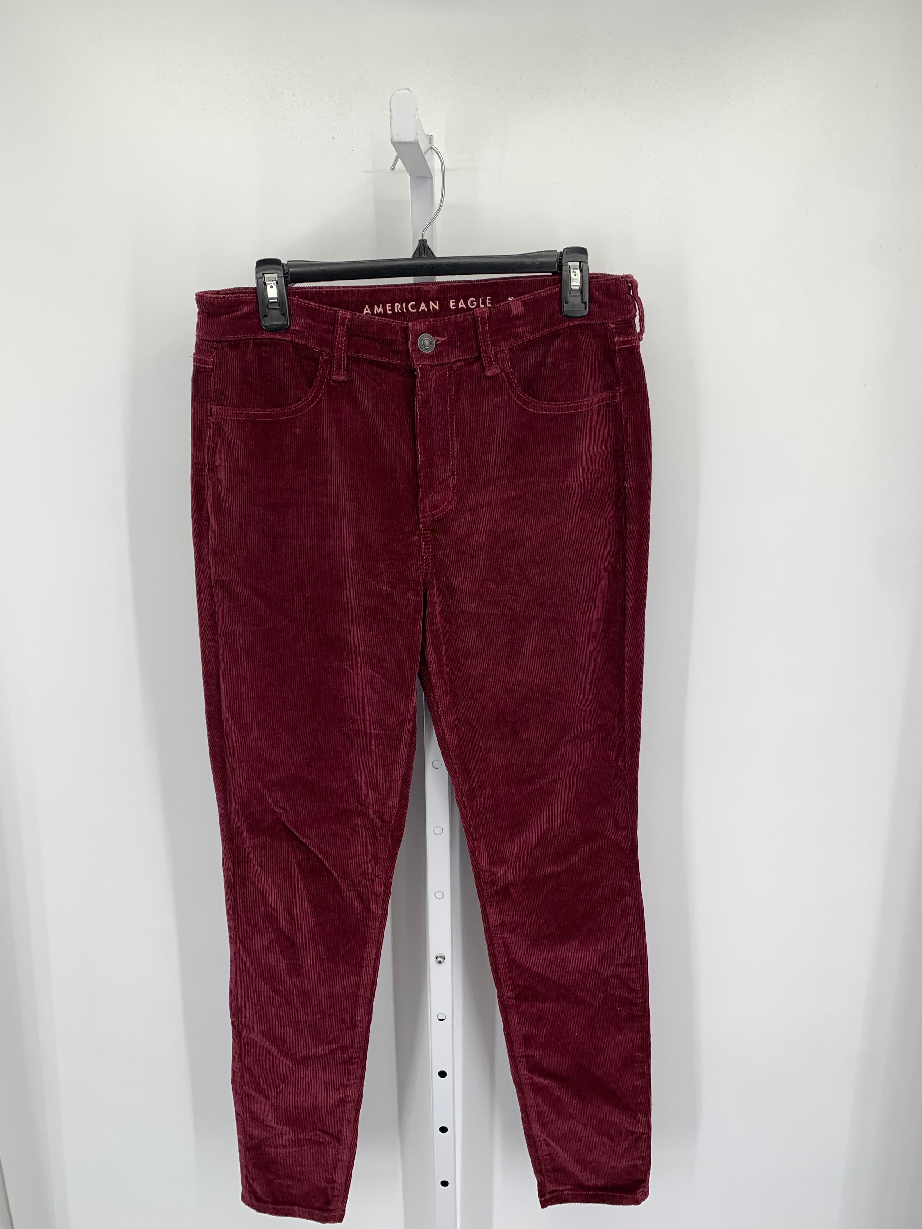 American Eagle Size 10 Long Juniors Corduroy