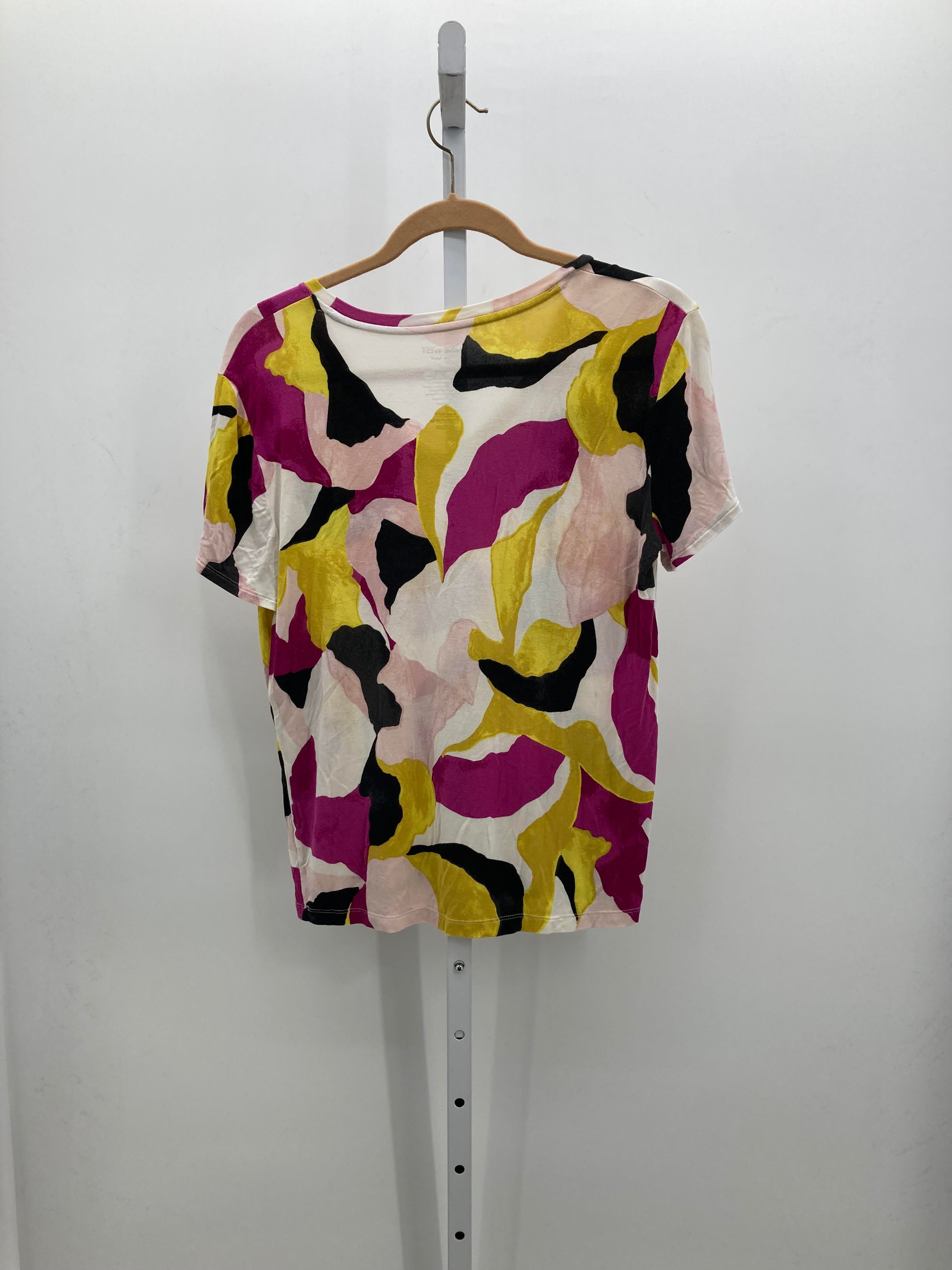 Nine West Size Medium Misses Short Sleeve Shirt