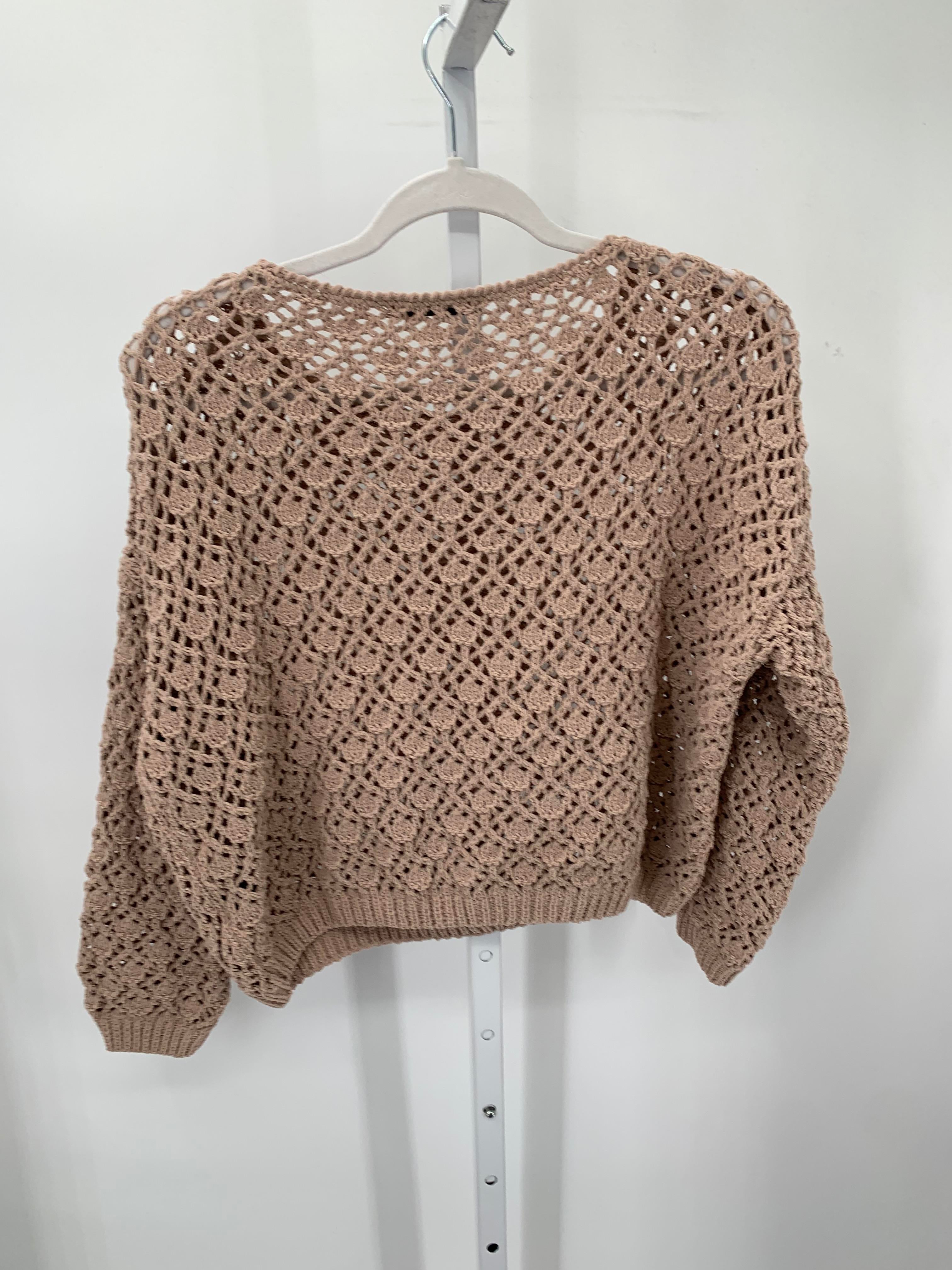 Size Large Juniors Long Sleeve Sweater