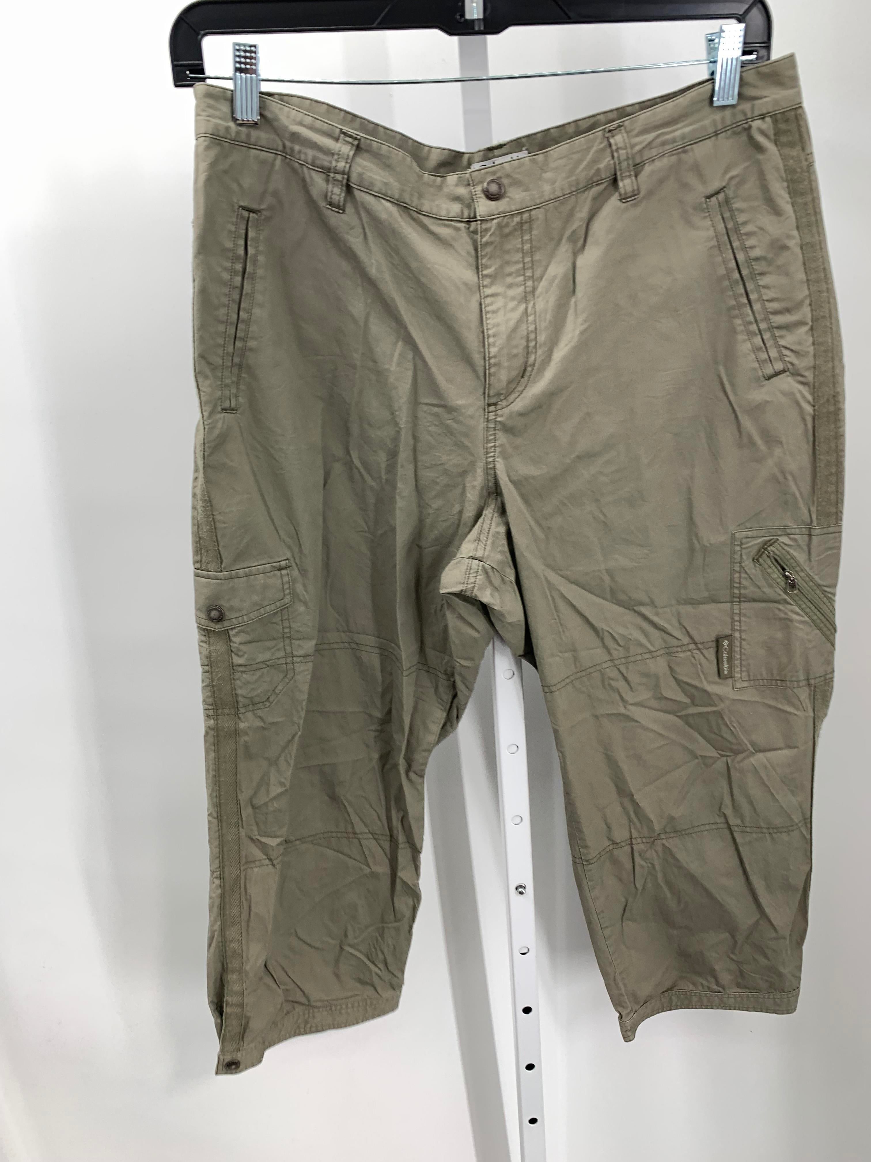 Columbia Size 14 Misses Cropped Pants
