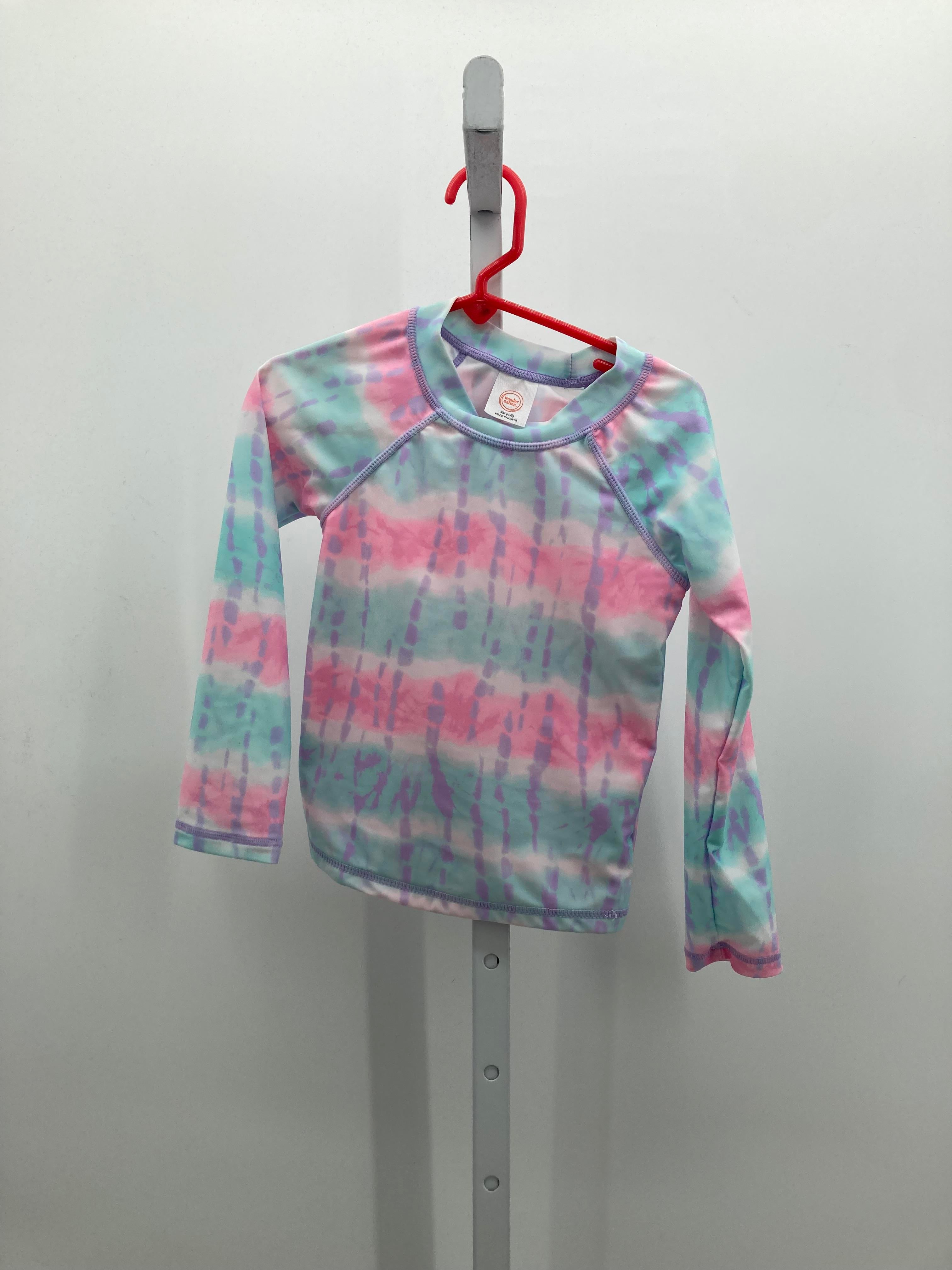 Wonder Nation Size 4-5 Girls Swim Shirt