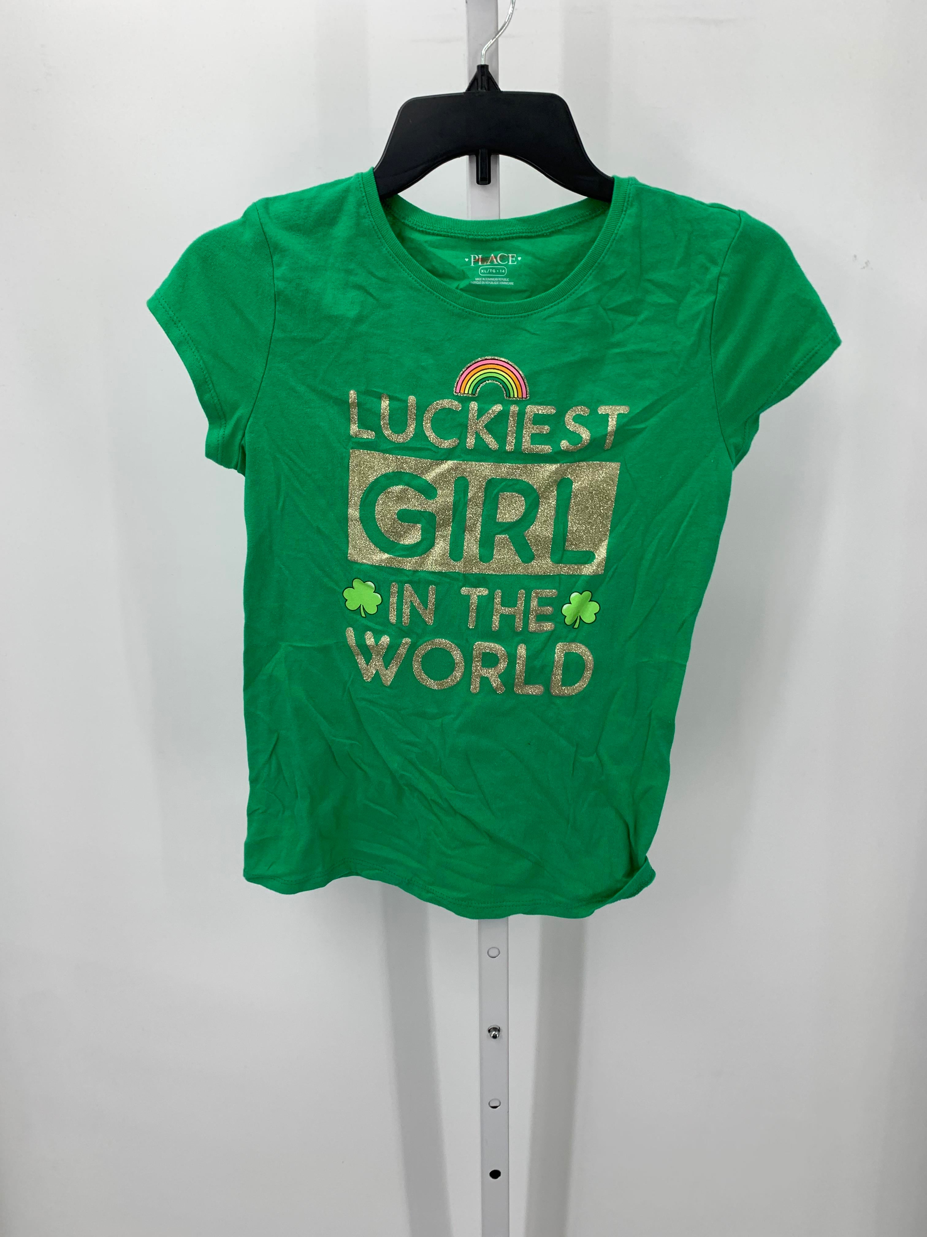 SHORT SLV SHIRT LUCKIEST GIRL