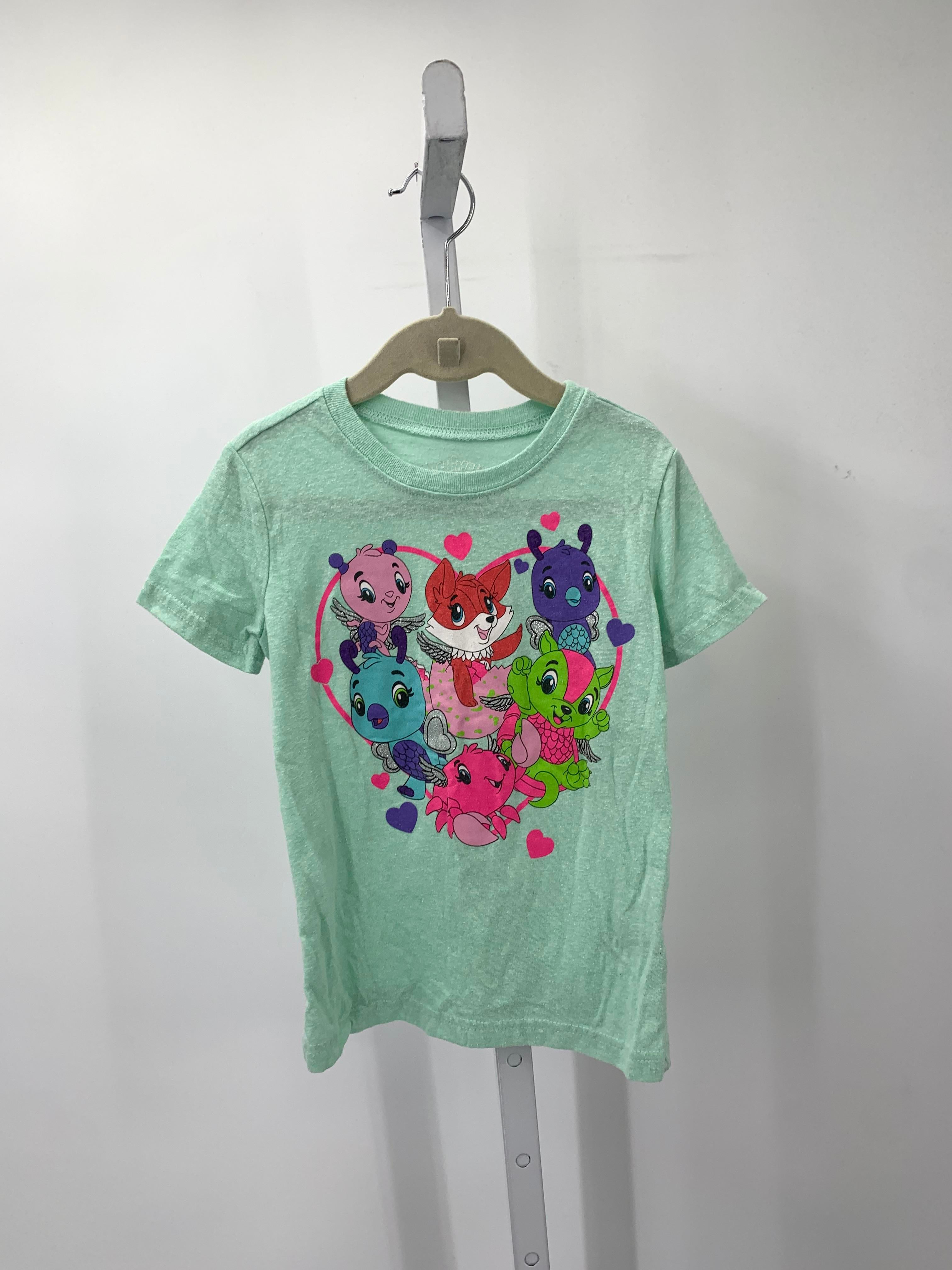 Size 4-5 Girls Short Sleeve Shirt