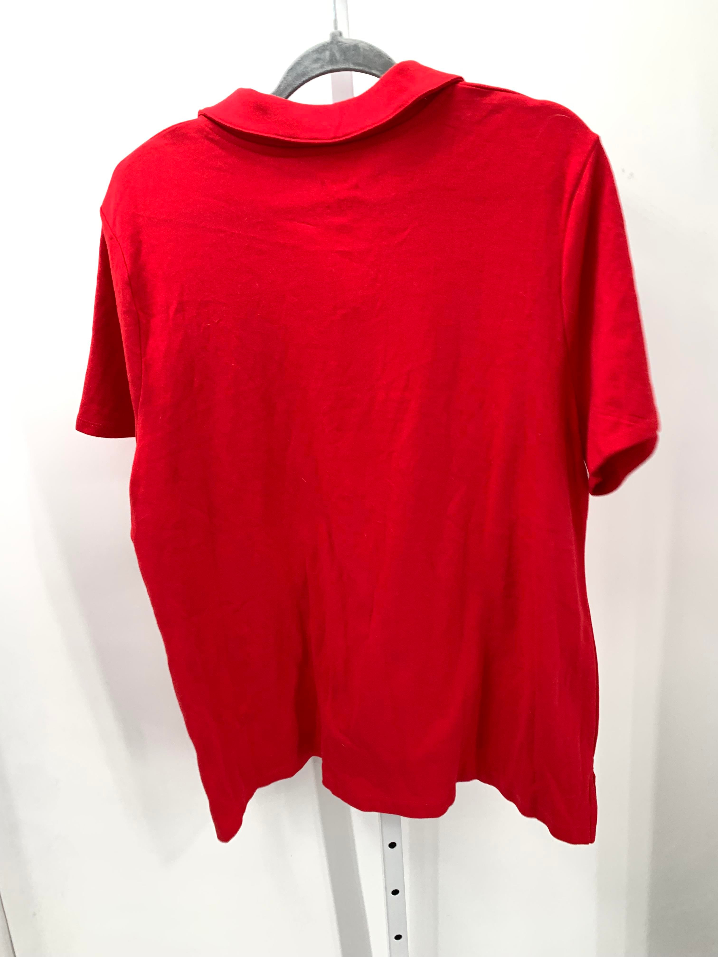 Croft & Barrow Size 2X Womens Short Sleeve Shirt